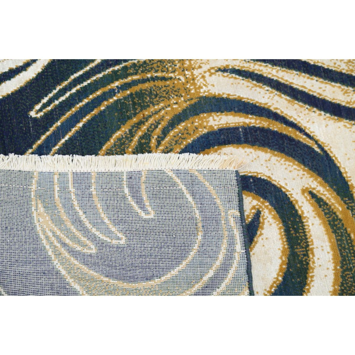 Dhanak 4x6 Machine-Made Washable Wool Rug - Colorful