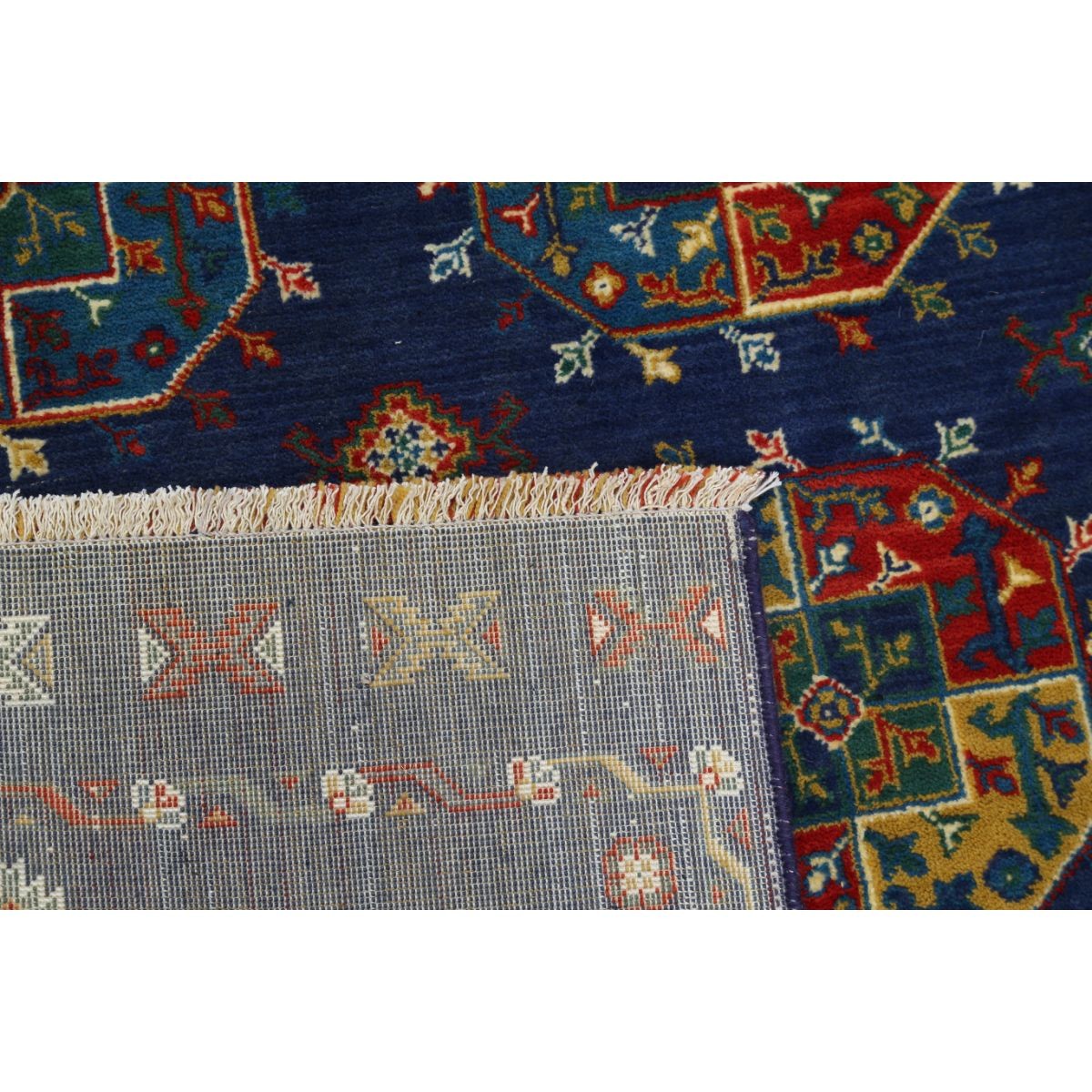 Gulshan-3'10" 4x6 Powered-Loomed Washable Wool Rug - Colorful