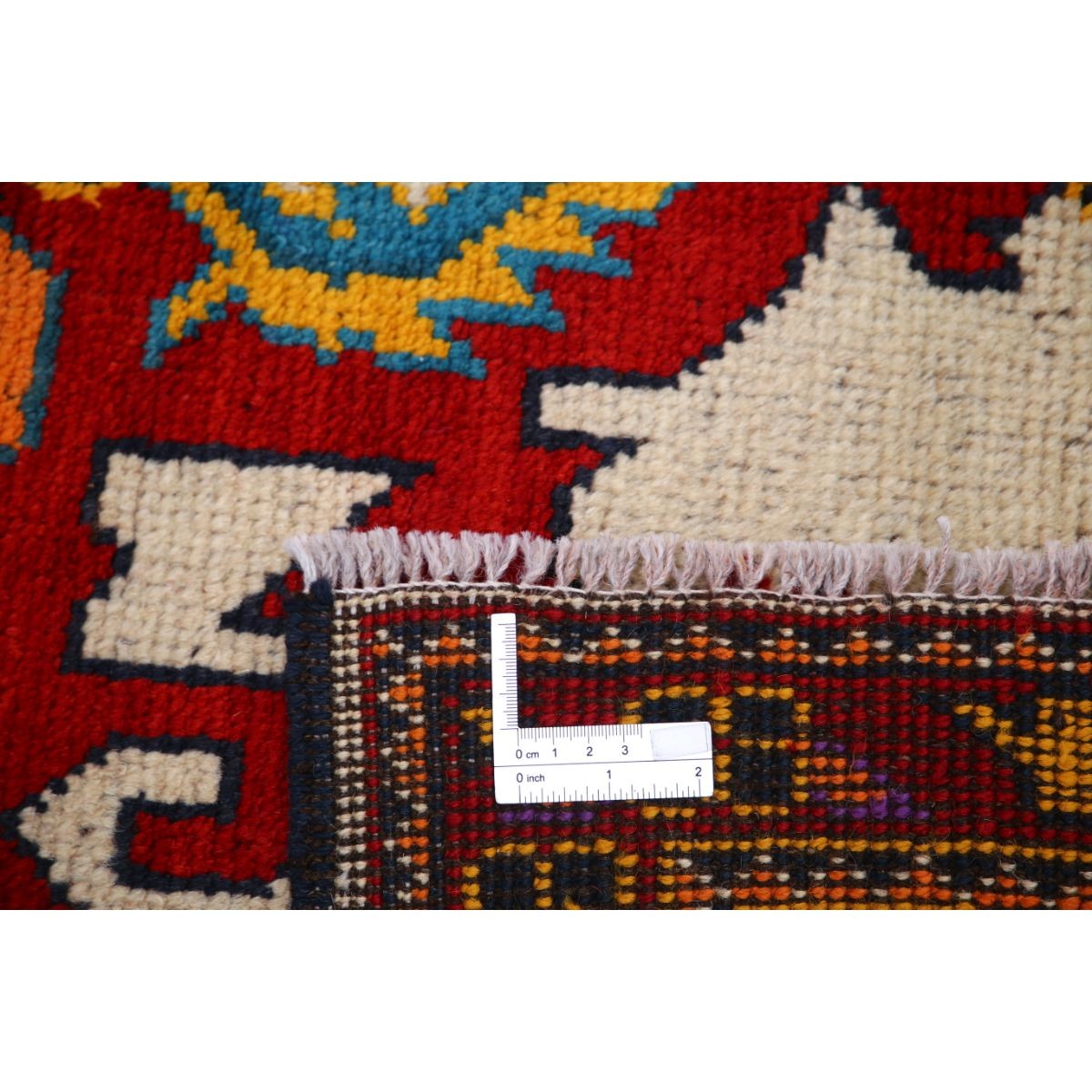 Revival 5x6 Handmade Double Knotted Washable Wool Rug - Colorful