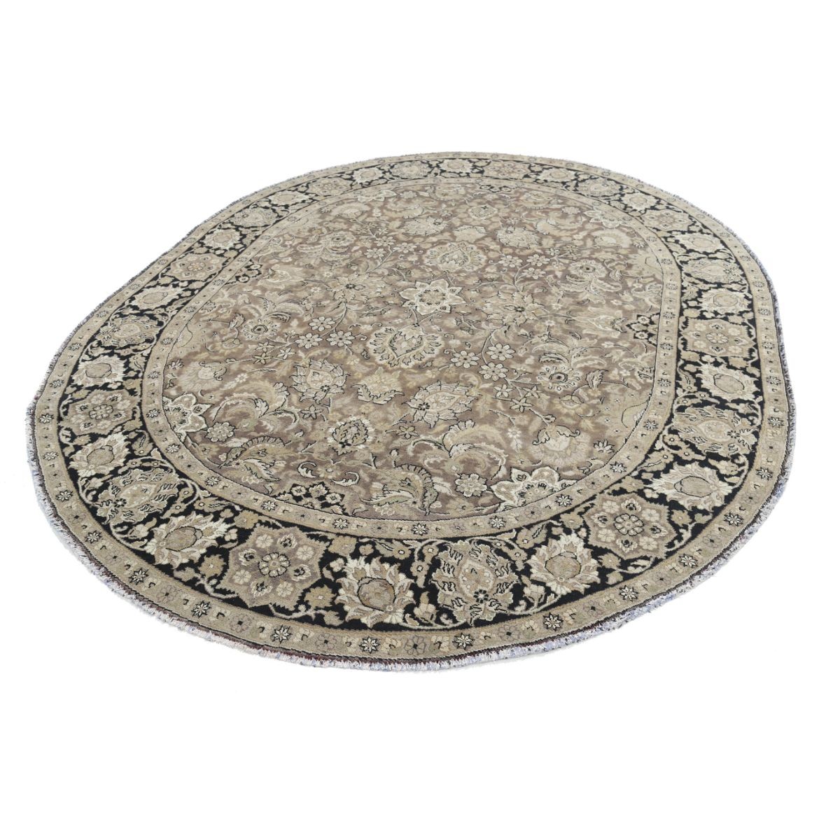 Ziegler 8x10 Handmade Double Knotted Washable Wool Rug - Colorful - Oval