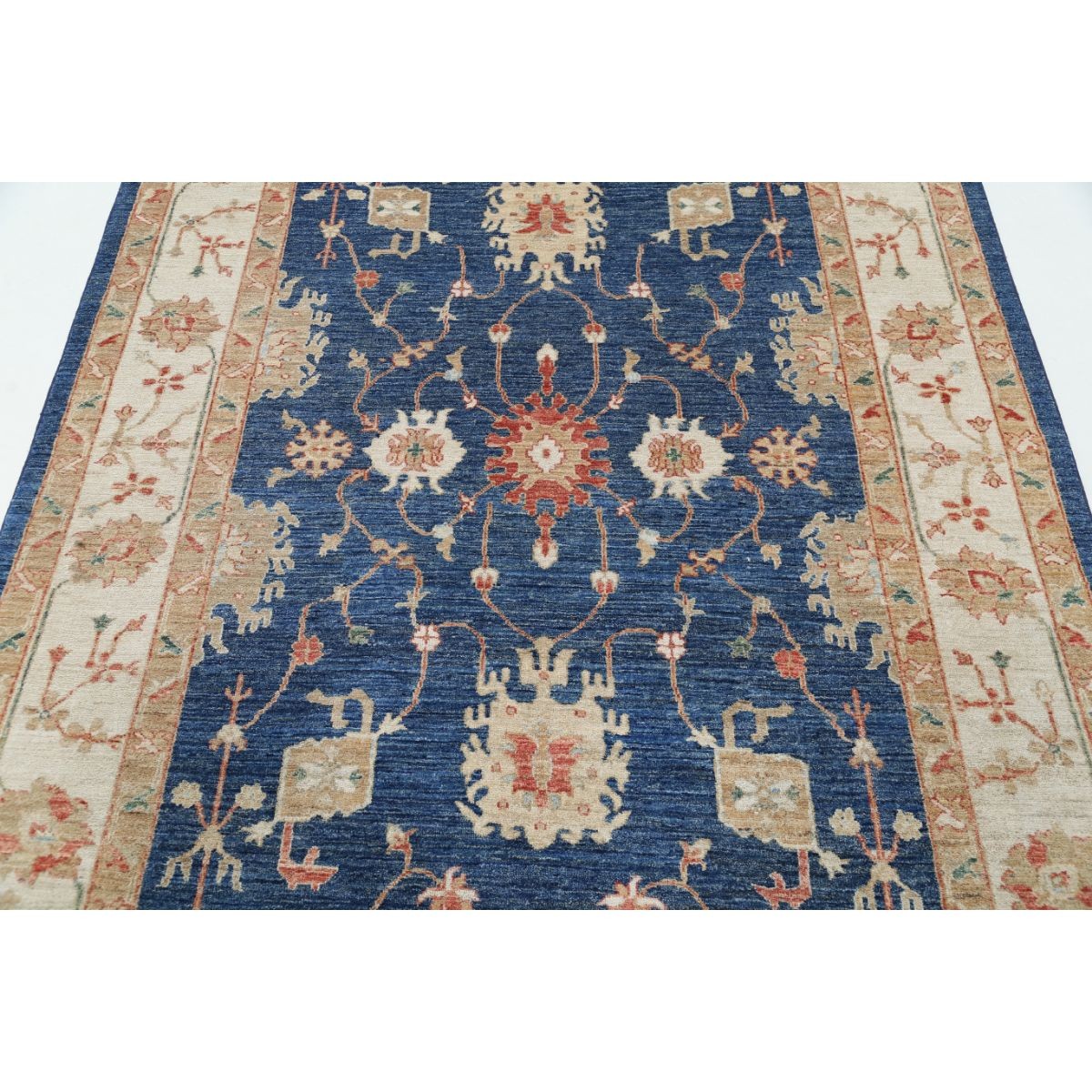 Ziegler 6x7 Handmade Double Knotted Washable Wool Rug - Colorful