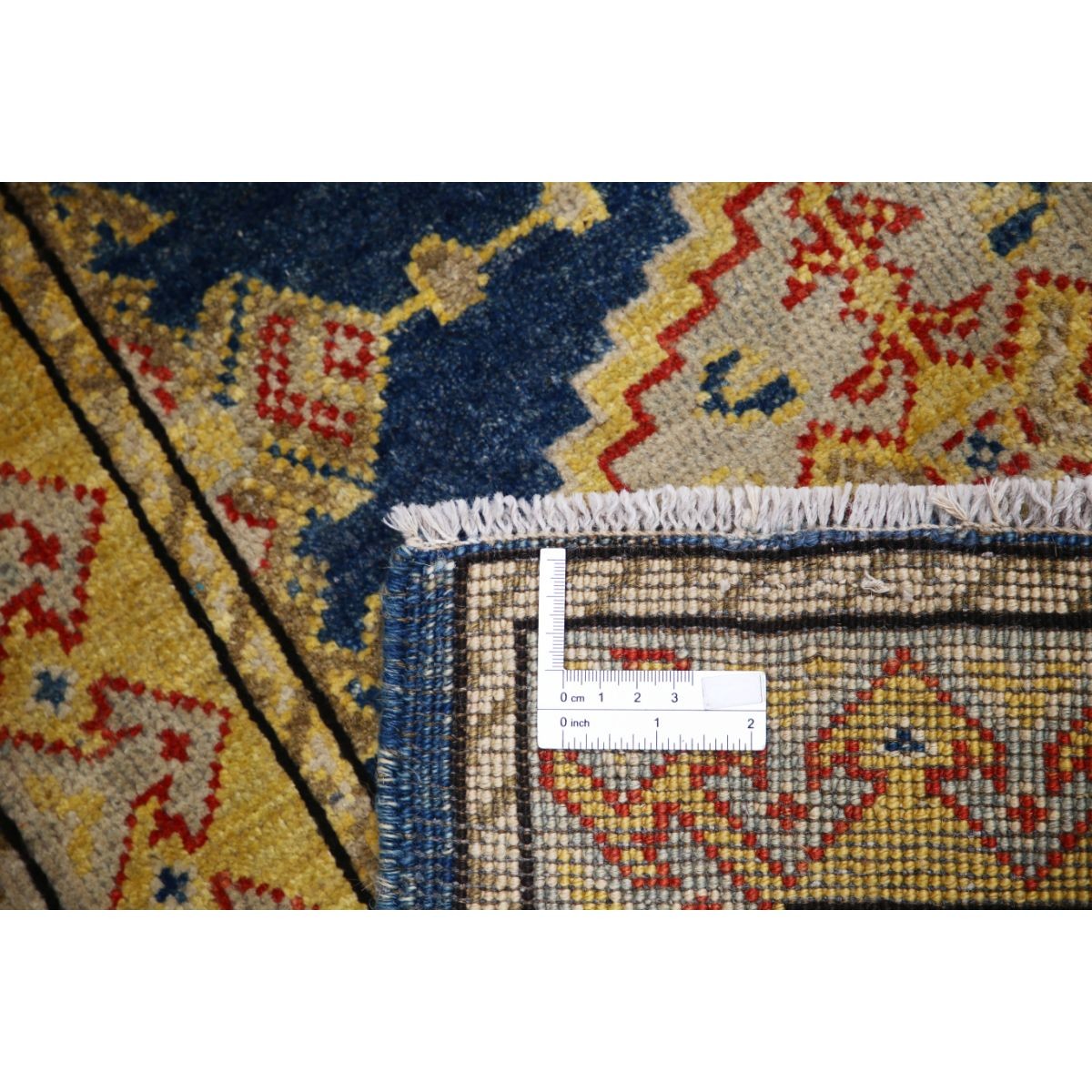 Revival 2x3 Handmade Double Knotted Washable Wool Rug - Colorful