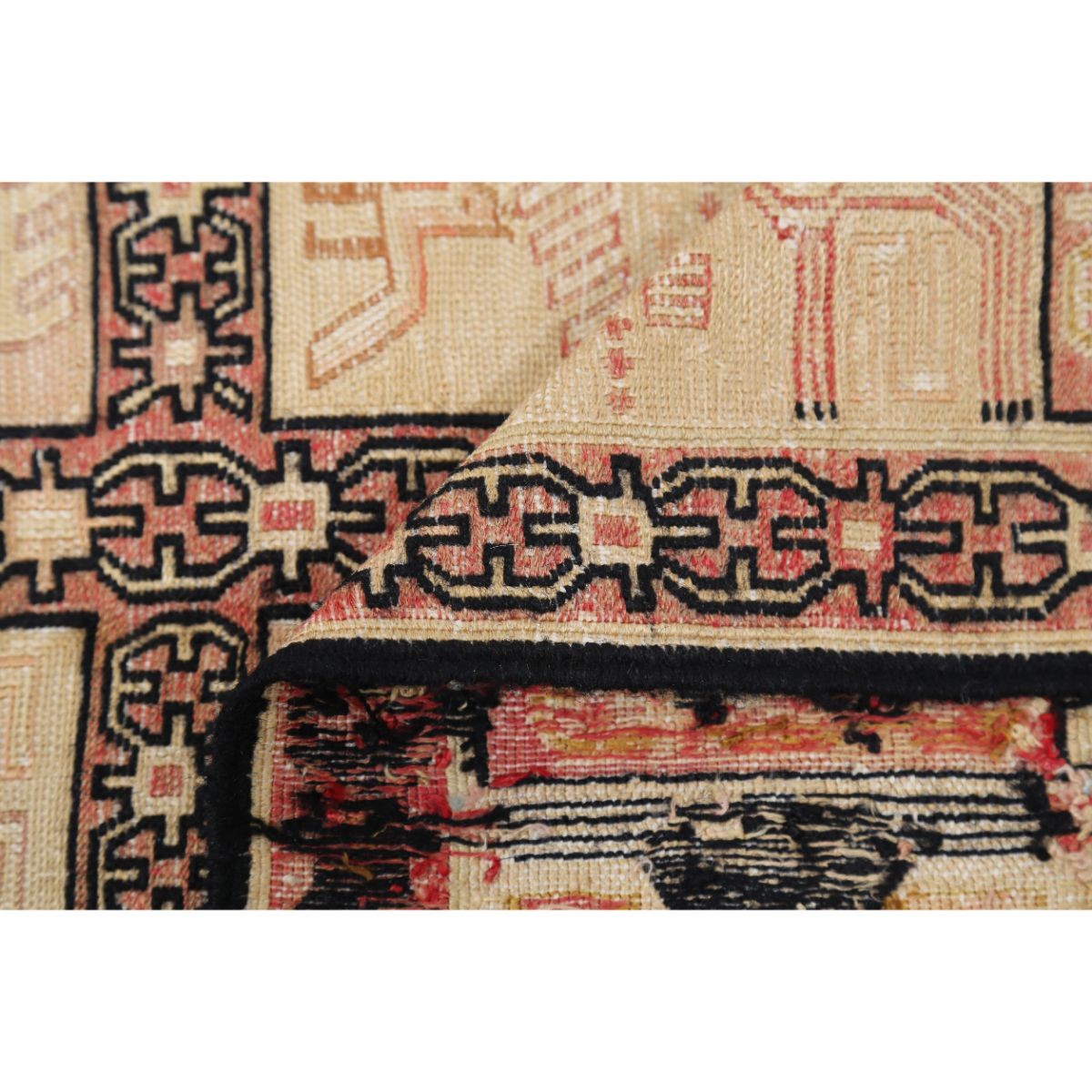 Silki 4x6 Hand Woven Washable Silk Rug - Colorful