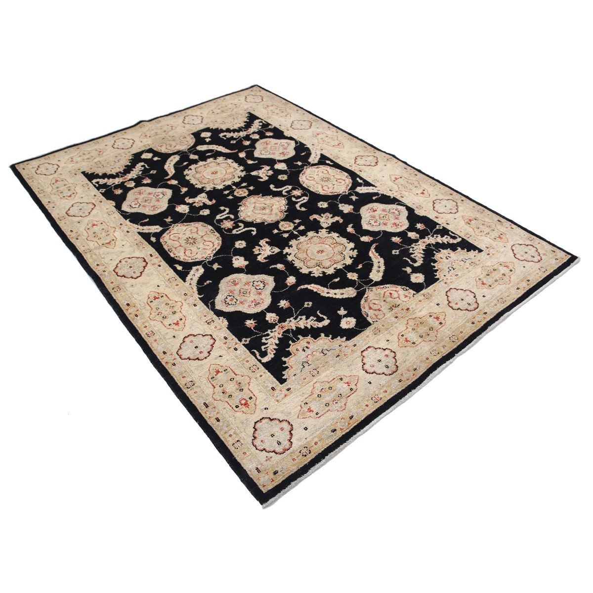 Ziegler 5x7 Handmade Double Knotted Washable Wool Rug - Colorful