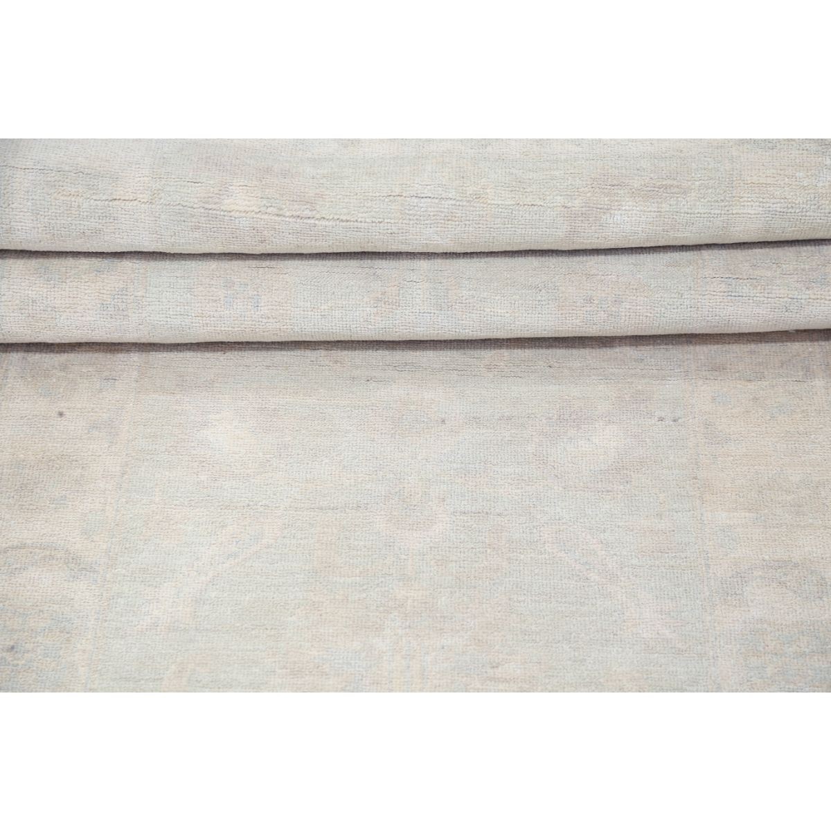 Serenity 3x8 Handmade Double Knotted Washable Wool Runner - Soft Hues