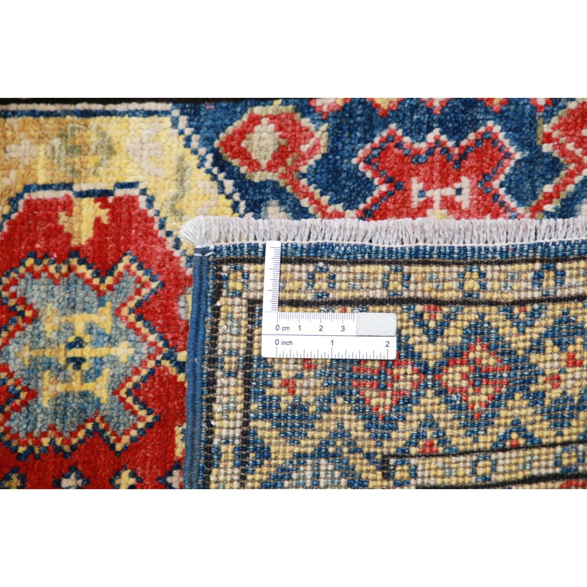 Revival 2x3 Handmade Double Knotted Washable Wool Rug - Colorful
