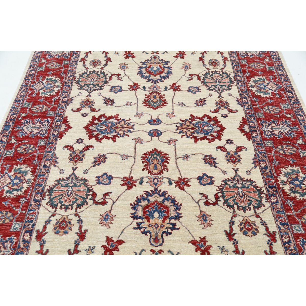 Ziegler 6x9 Handmade Double Knotted Washable Wool Rug - Colorful