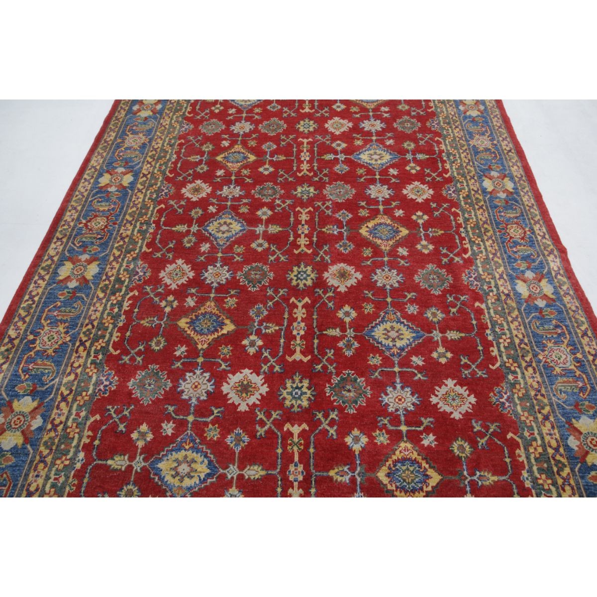 Revival 7x10 Handmade Double Knotted Washable Wool Rug - Colorful