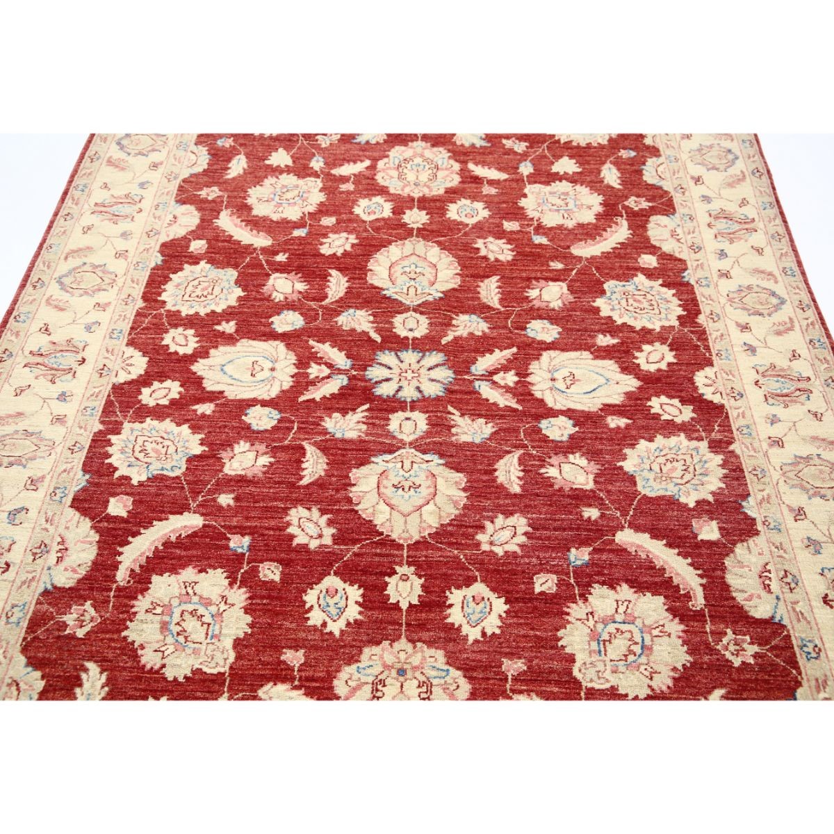 Ziegler 5x8 Handmade Double Knotted Washable Wool Rug - Colorful