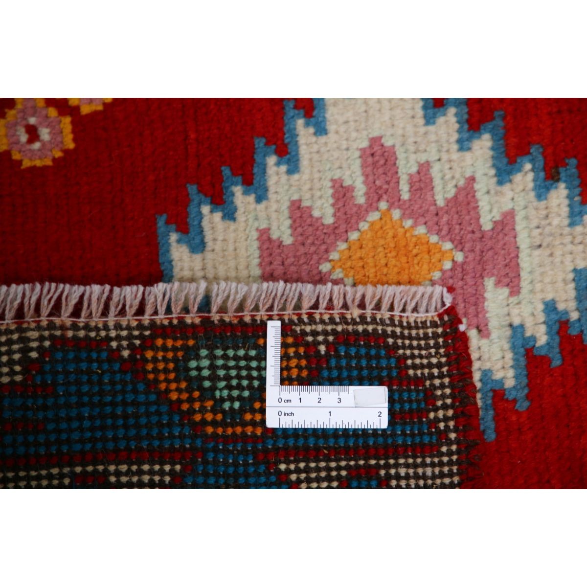 Revival 3x5 Handmade Double Knotted Washable Wool Rug - Colorful