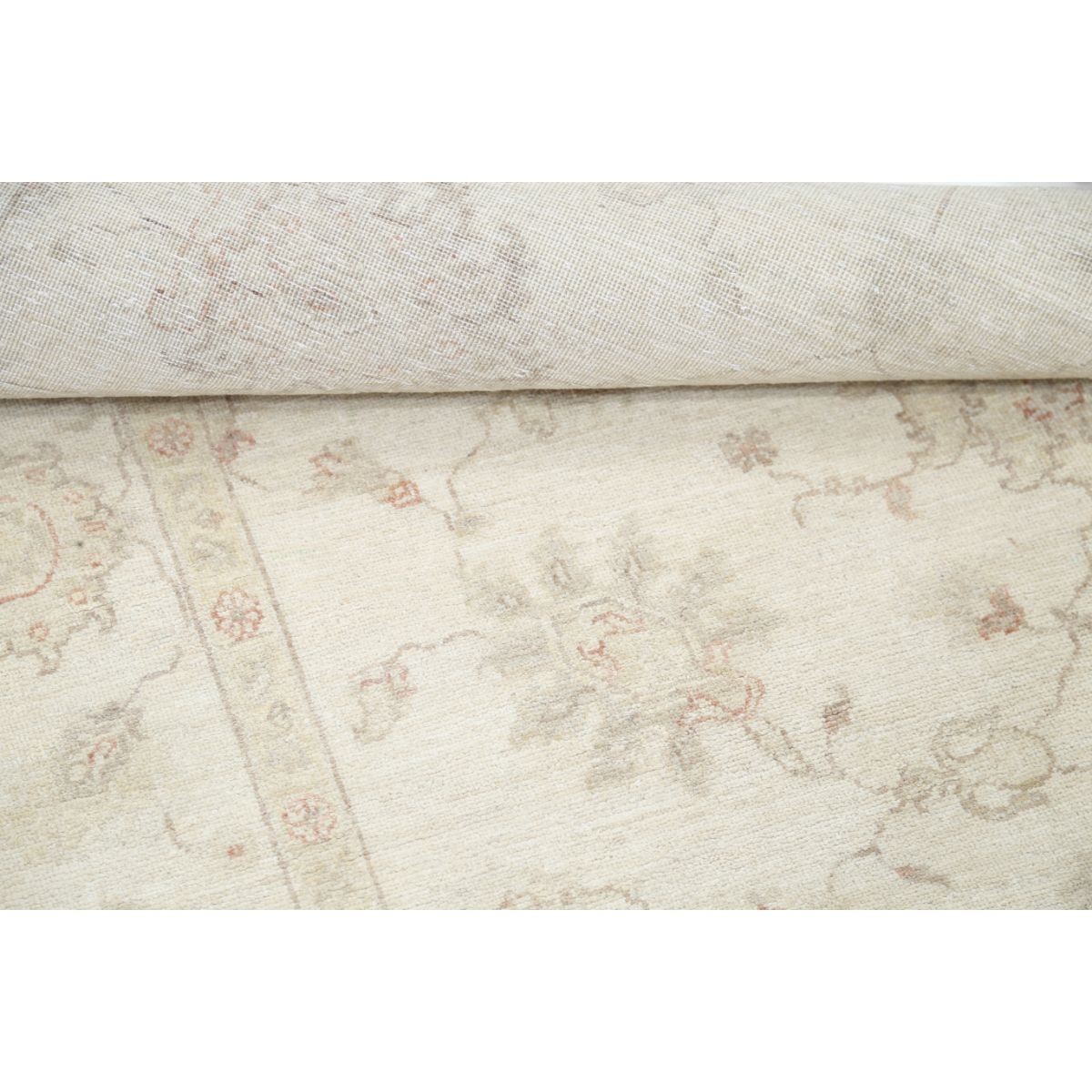 Serenity 5x6 Handmade Double Knotted Washable Wool Rug - Soft Hues