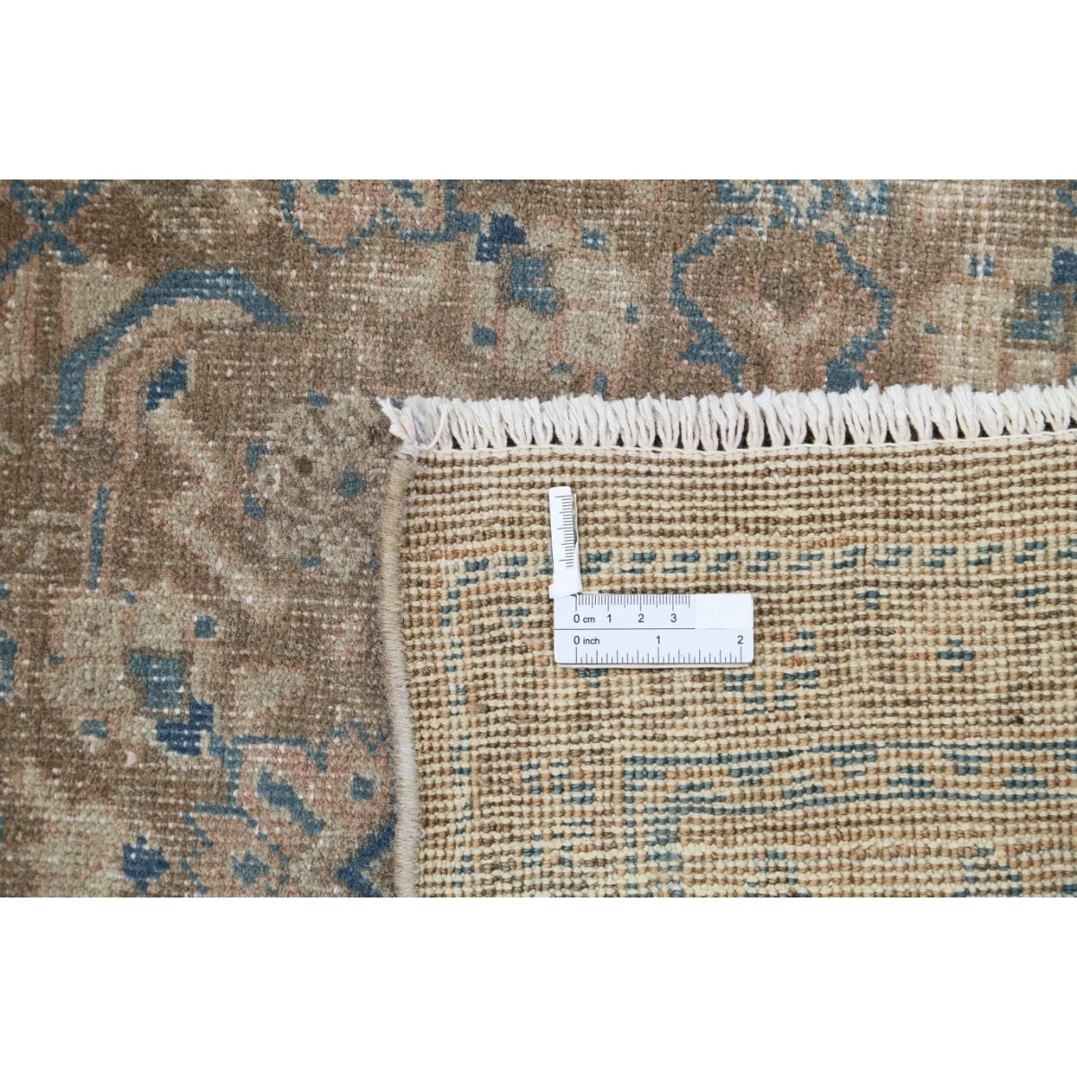 Vintage 9x12 Handmade Double Knotted Washable Wool Rug - Soft Hues