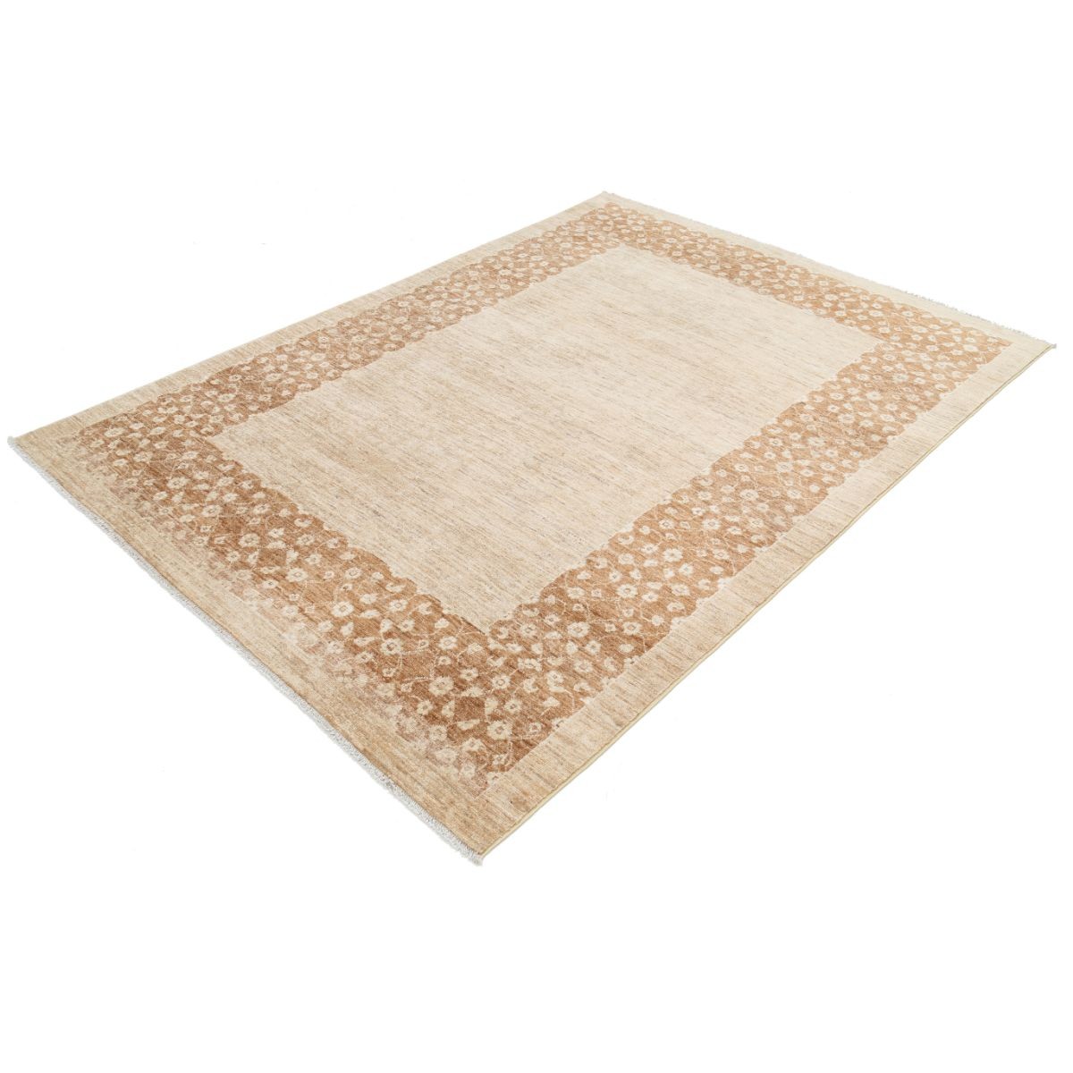 Modcar 6x8 Handmade Double Knotted Washable Wool Rug - Colorful