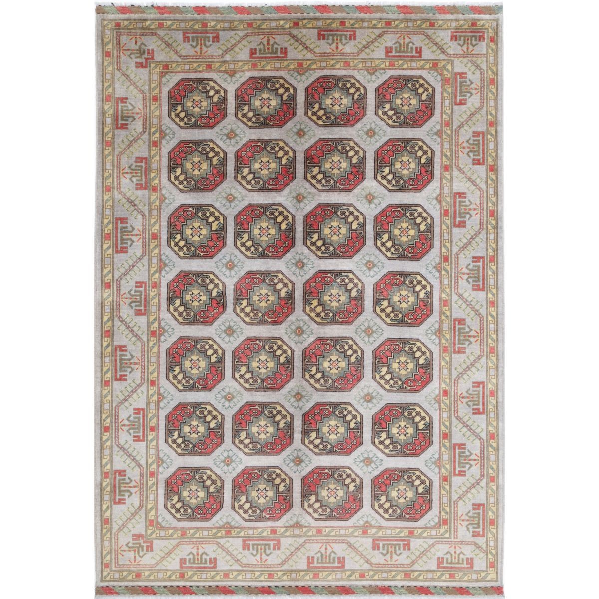 Revival 7x10 Handmade Double Knotted Washable Wool Rug - Colorful