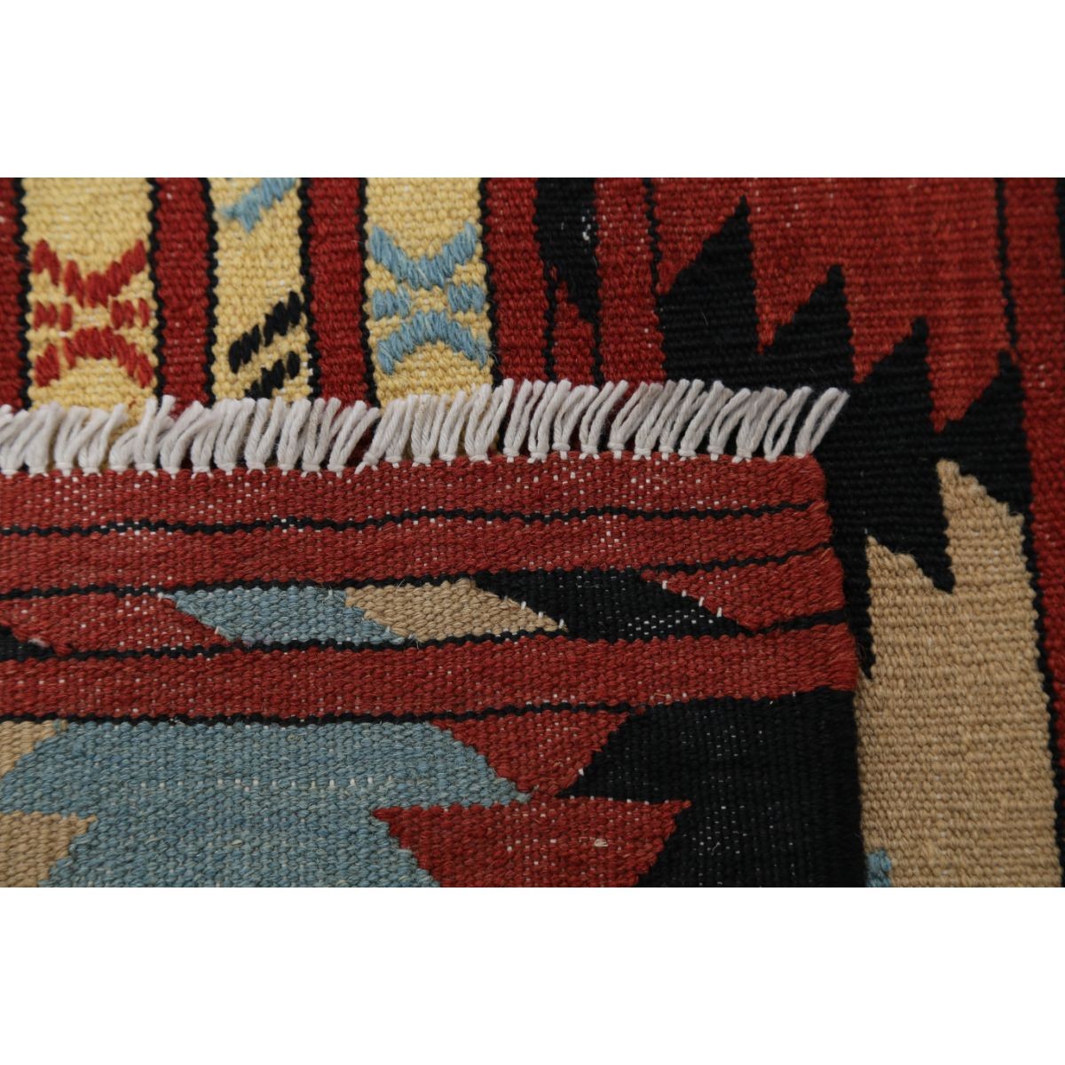 Maliki 3x5 Hand Woven Washable Wool Rug - Colorful