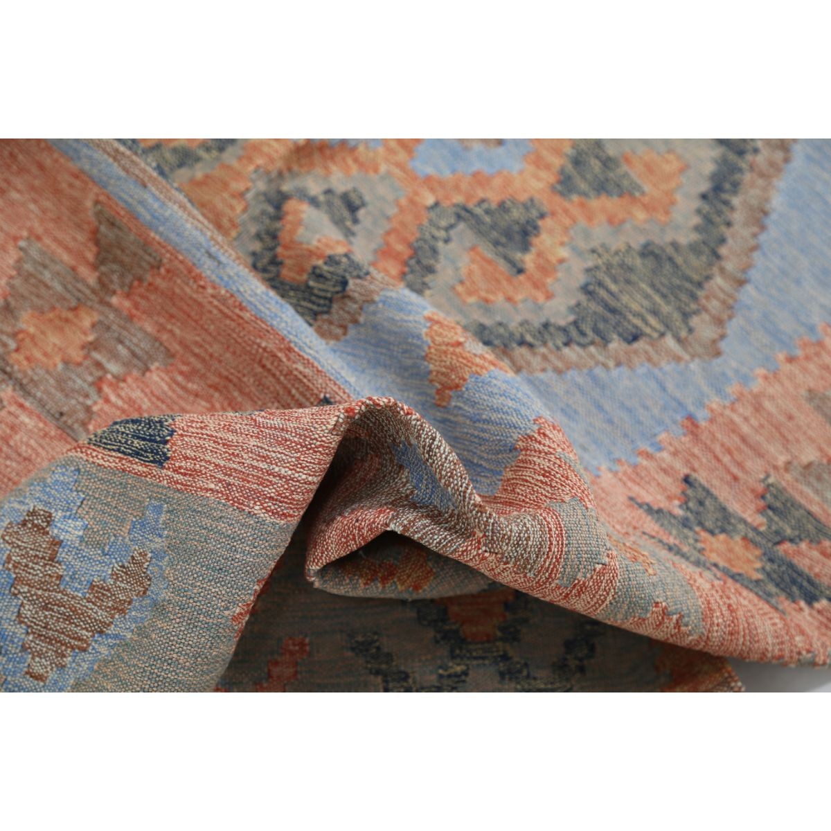 Kafkaas 5x7 Hand Woven Washable Wool Rug - Colorful