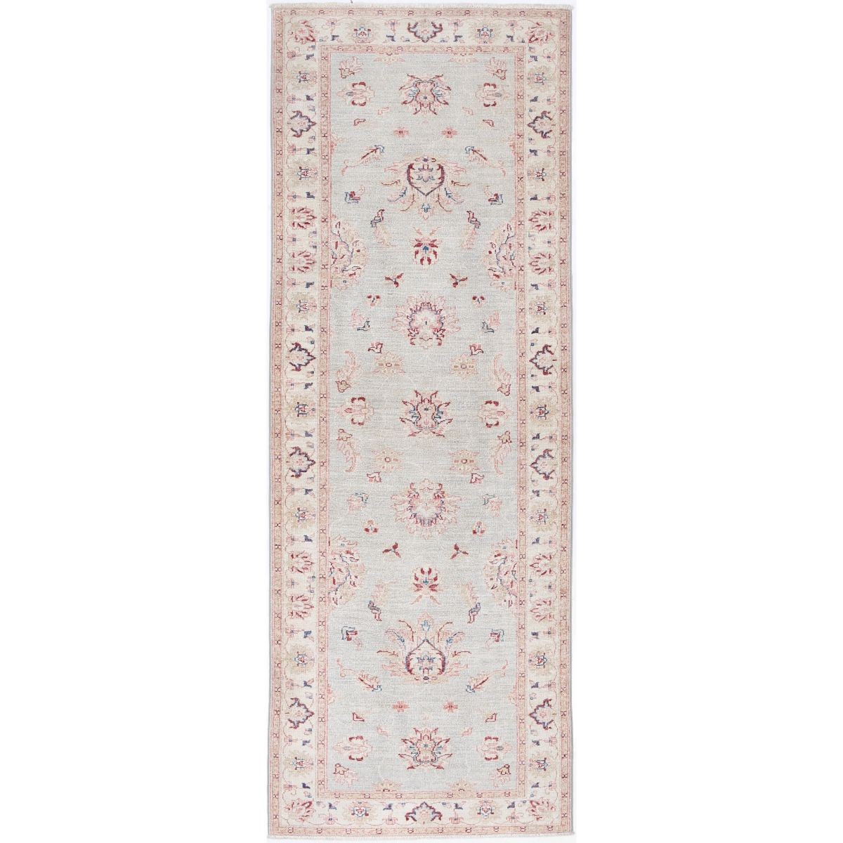 Serenity 3x8 Handmade Double Knotted Washable Wool Runner - Soft Hues