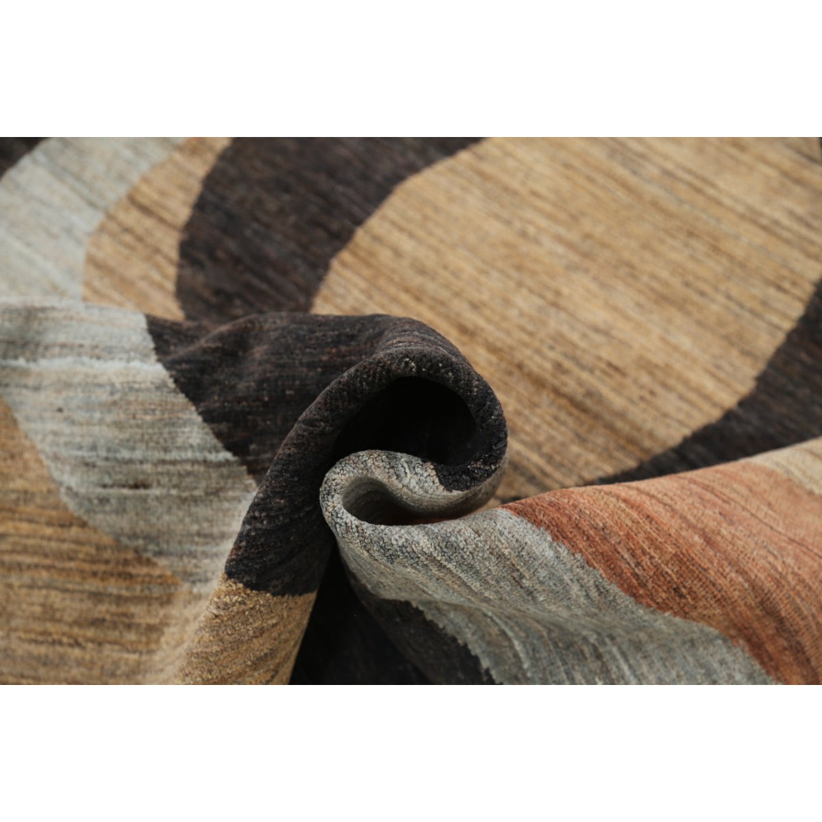 Modcar 6x8 Handmade Double Knotted Washable Wool Rug - Colorful