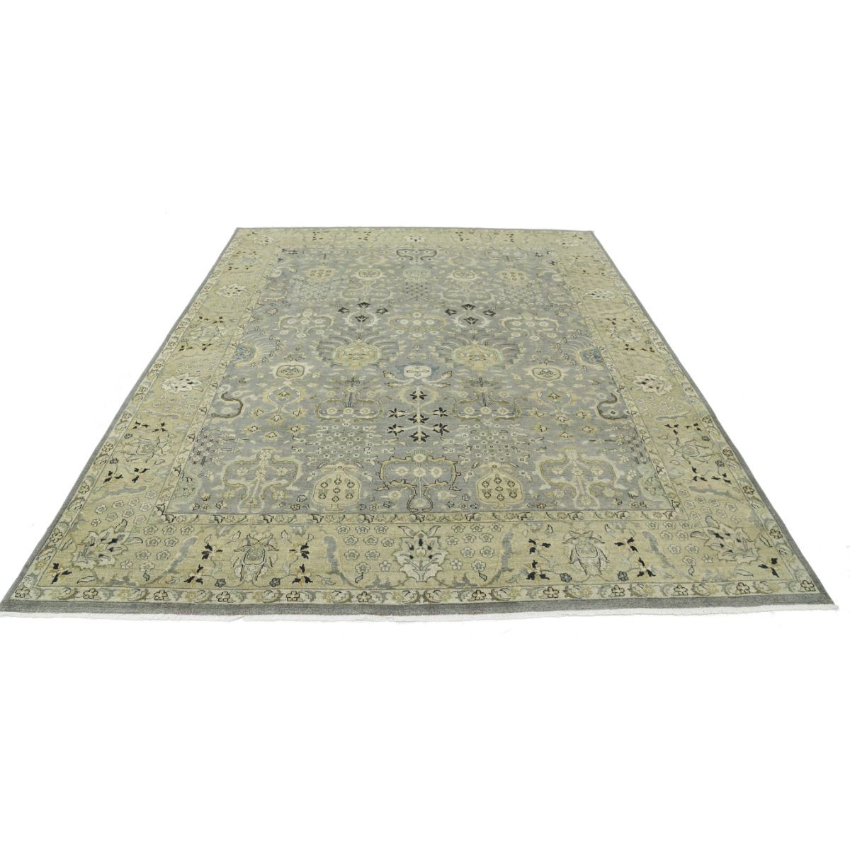 Ziegler 8x10 Handmade Double Knotted Washable Wool Rug - Colorful