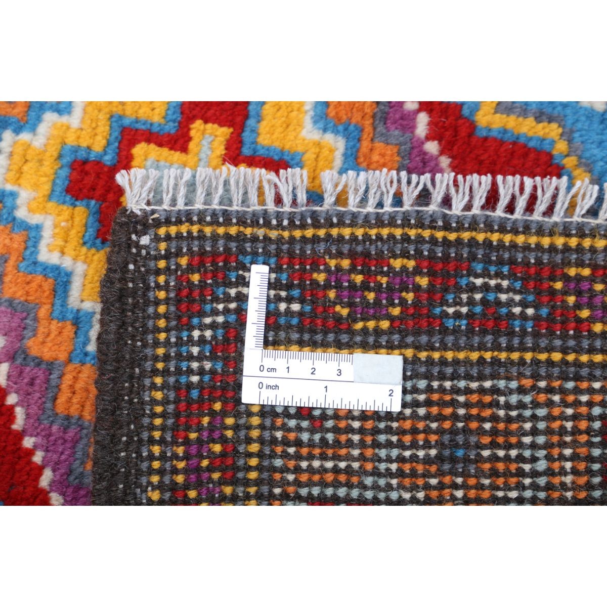 Revival 3x5 Handmade Double Knotted Washable Wool Rug - Colorful