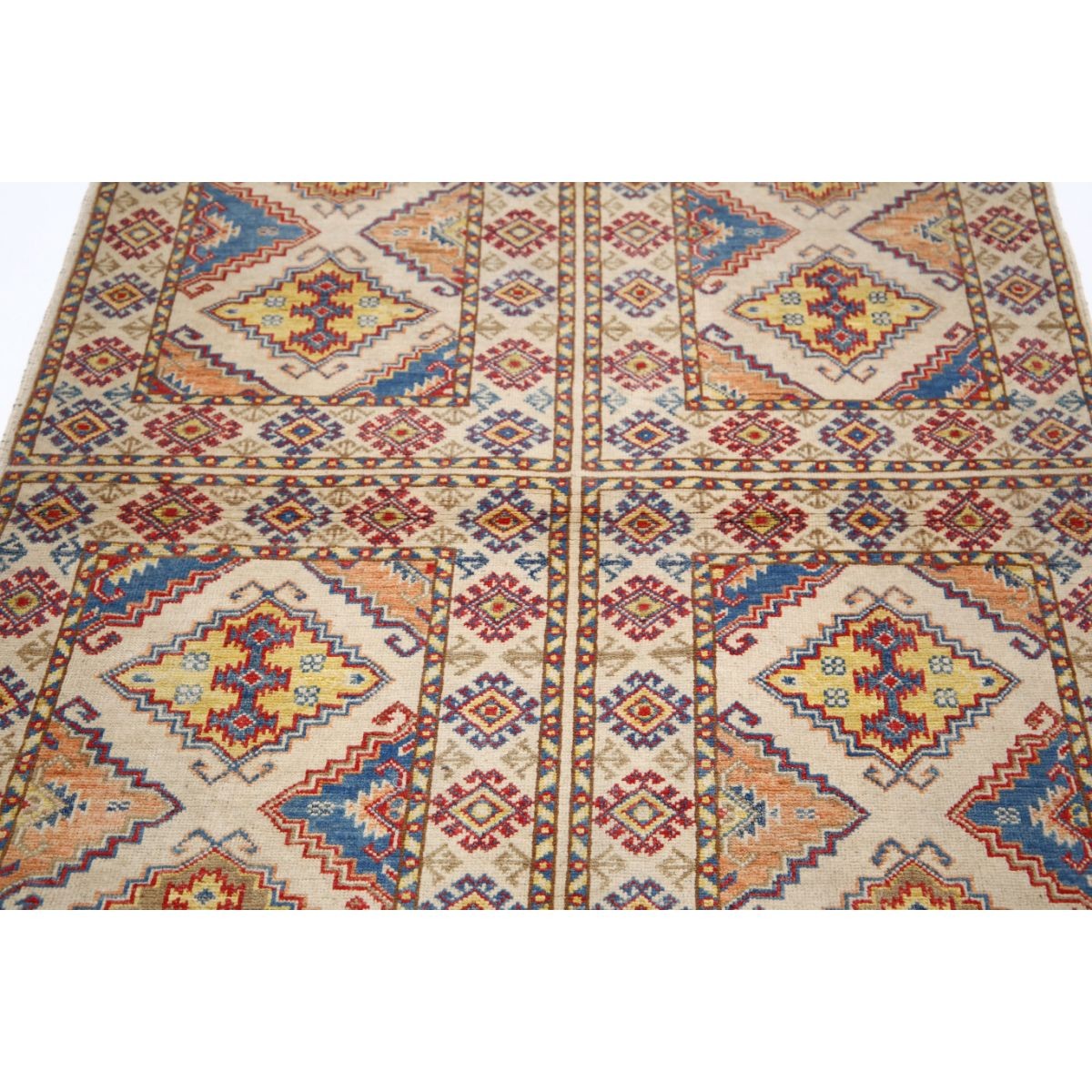 Revival 4x6 Handmade Double Knotted Washable Wool Rug - Colorful