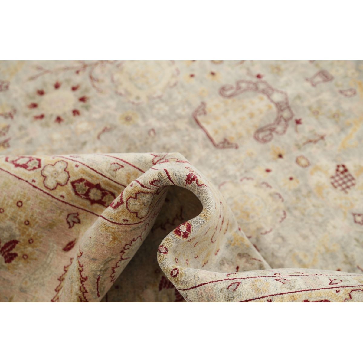 Heritage 8x10 Handmade Double Knotted Washable Wool Rug - Colorful