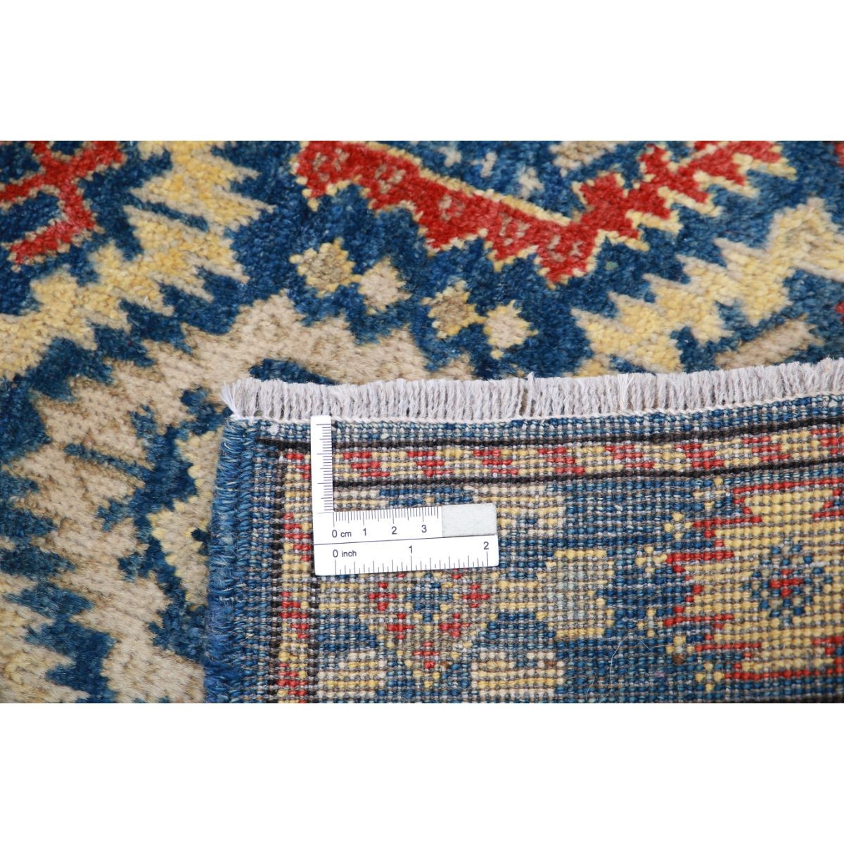Revival 2x3 Handmade Double Knotted Washable Wool Rug - Colorful