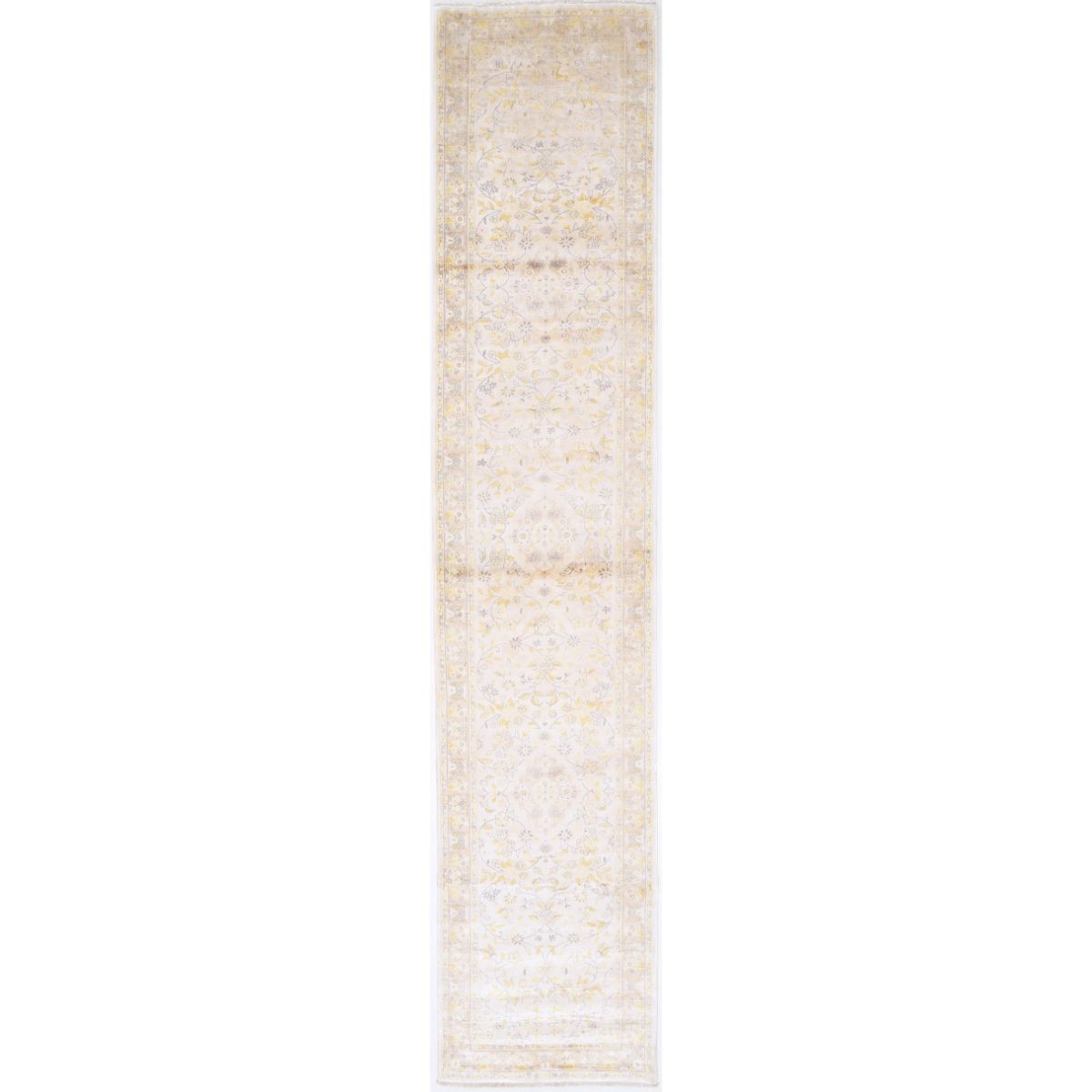 Legacy 3x14 Handmade Double Knotted Washable Art Silk Runner - Soft Hues