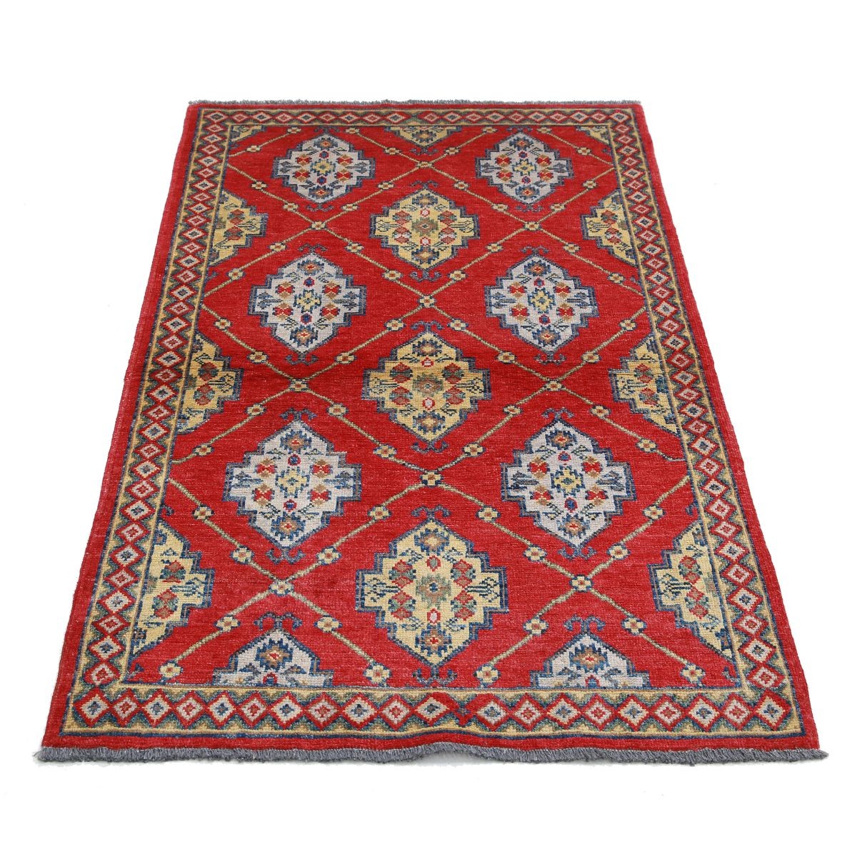 Revival 3x5 Handmade Double Knotted Washable Wool Rug - Colorful