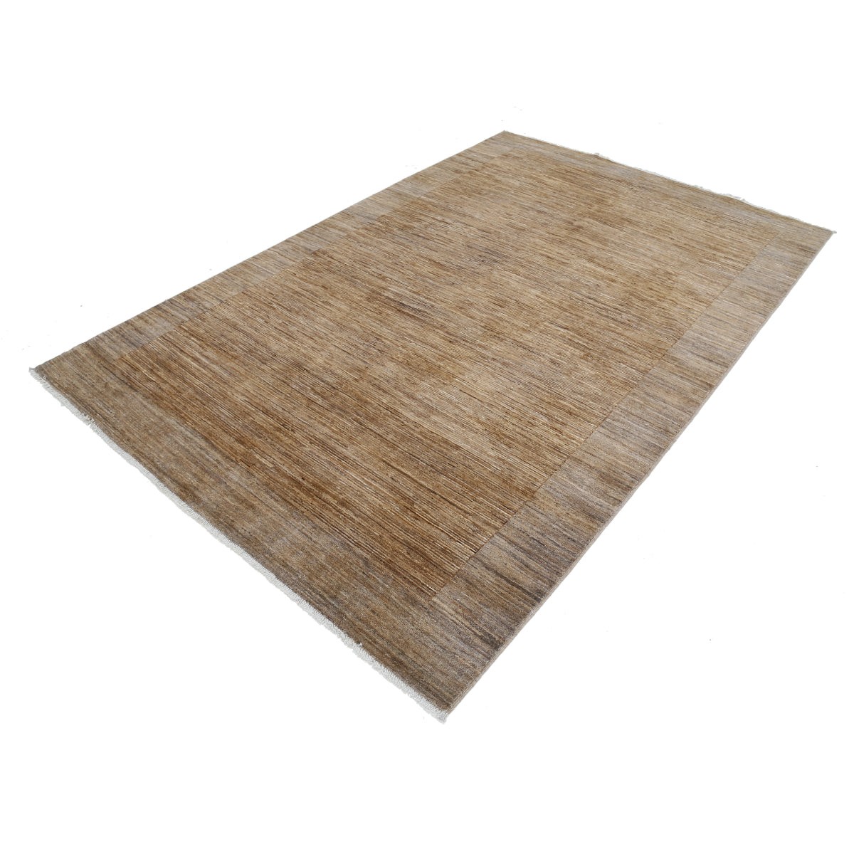 Modcar 6x9 Handmade Double Knotted Washable Wool Rug - Colorful