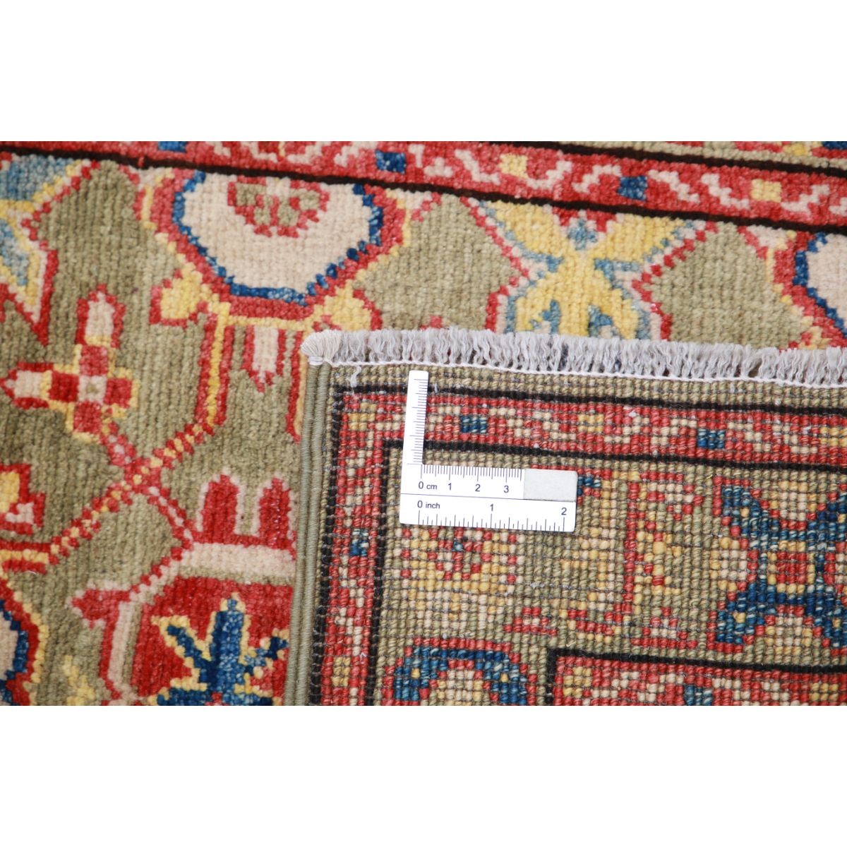 Revival 2x3 Handmade Double Knotted Washable Wool Rug - Colorful