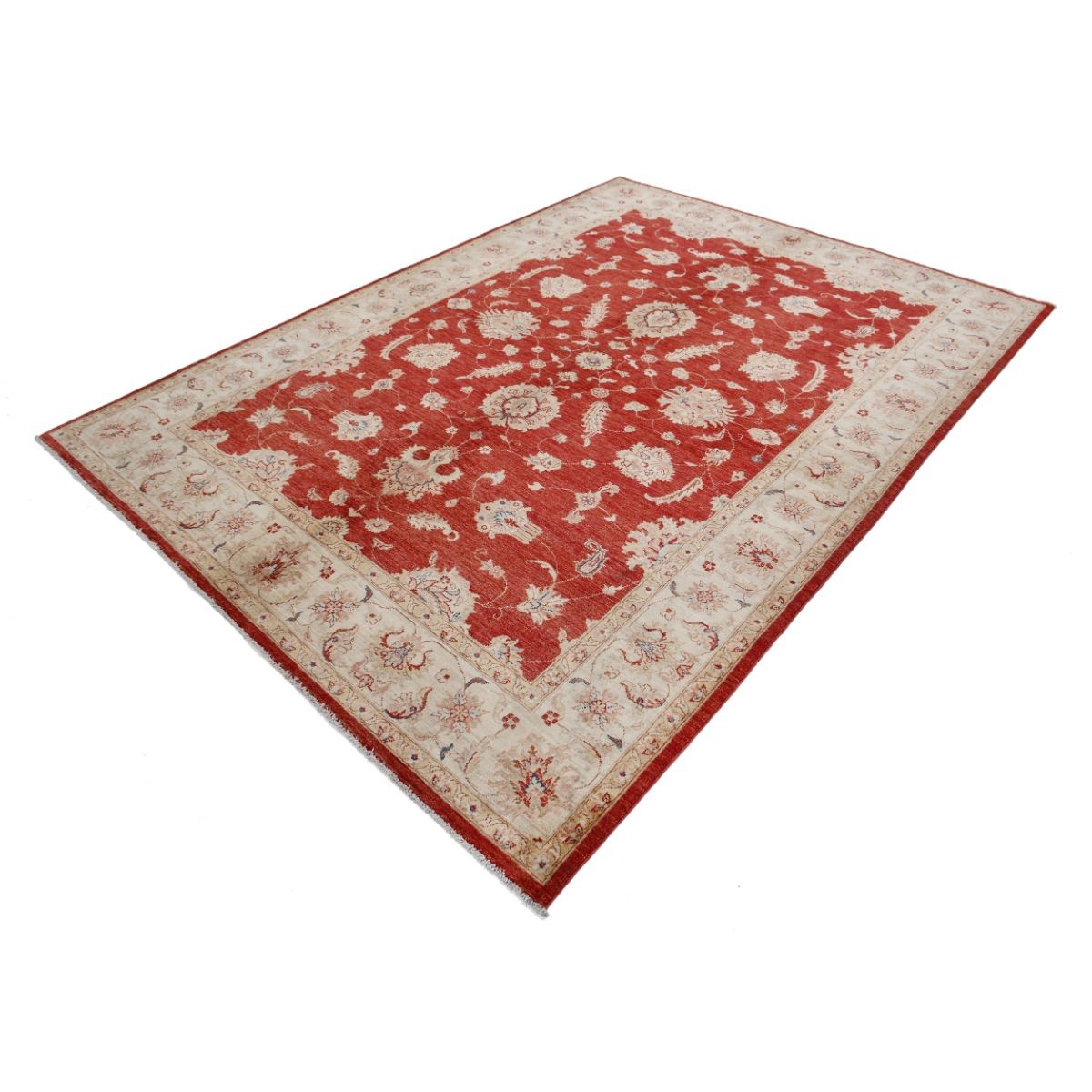 Ziegler 7x9 Handmade Double Knotted Washable Wool Rug - Colorful