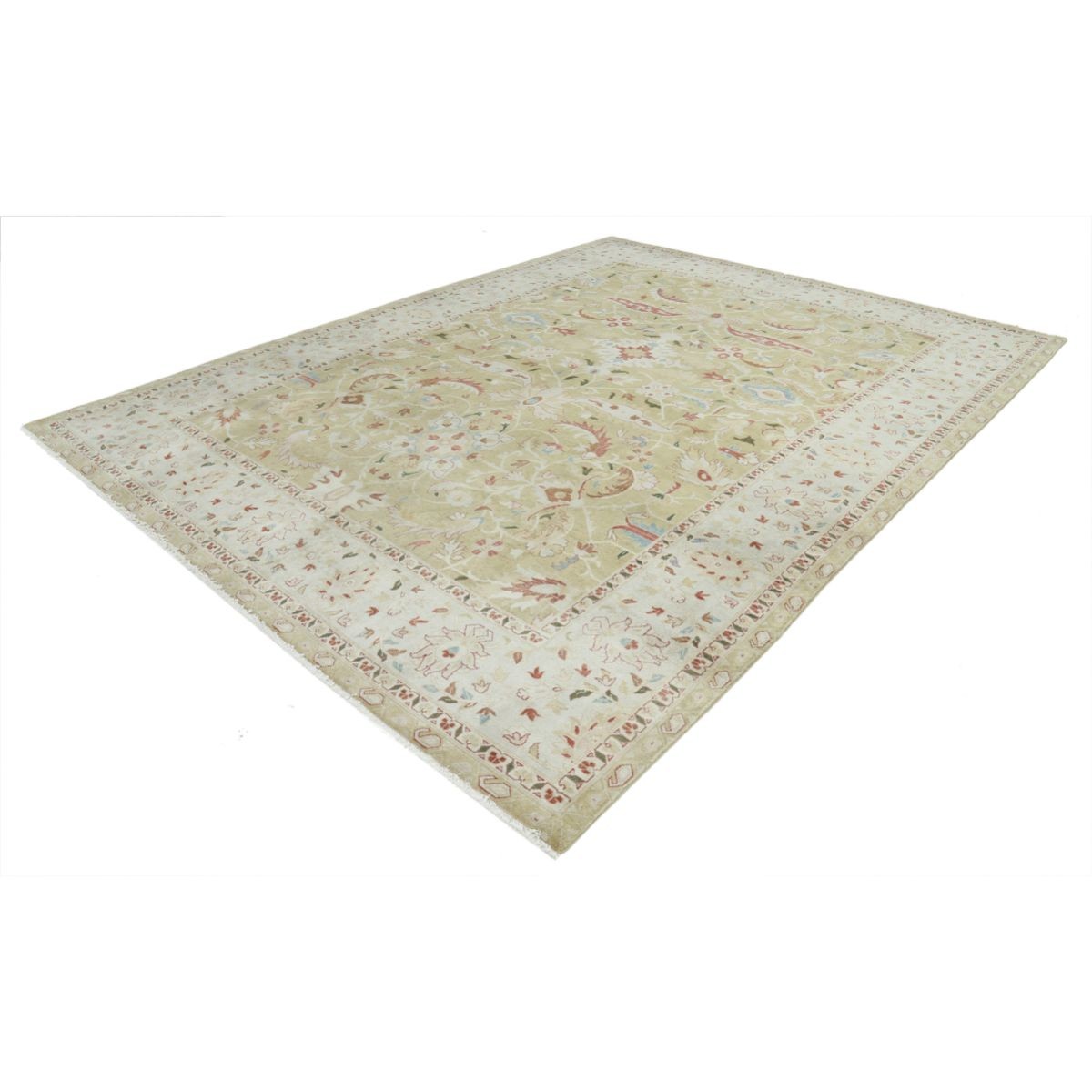 Ziegler 9x12 Handmade Double Knotted Washable Wool Rug - Colorful