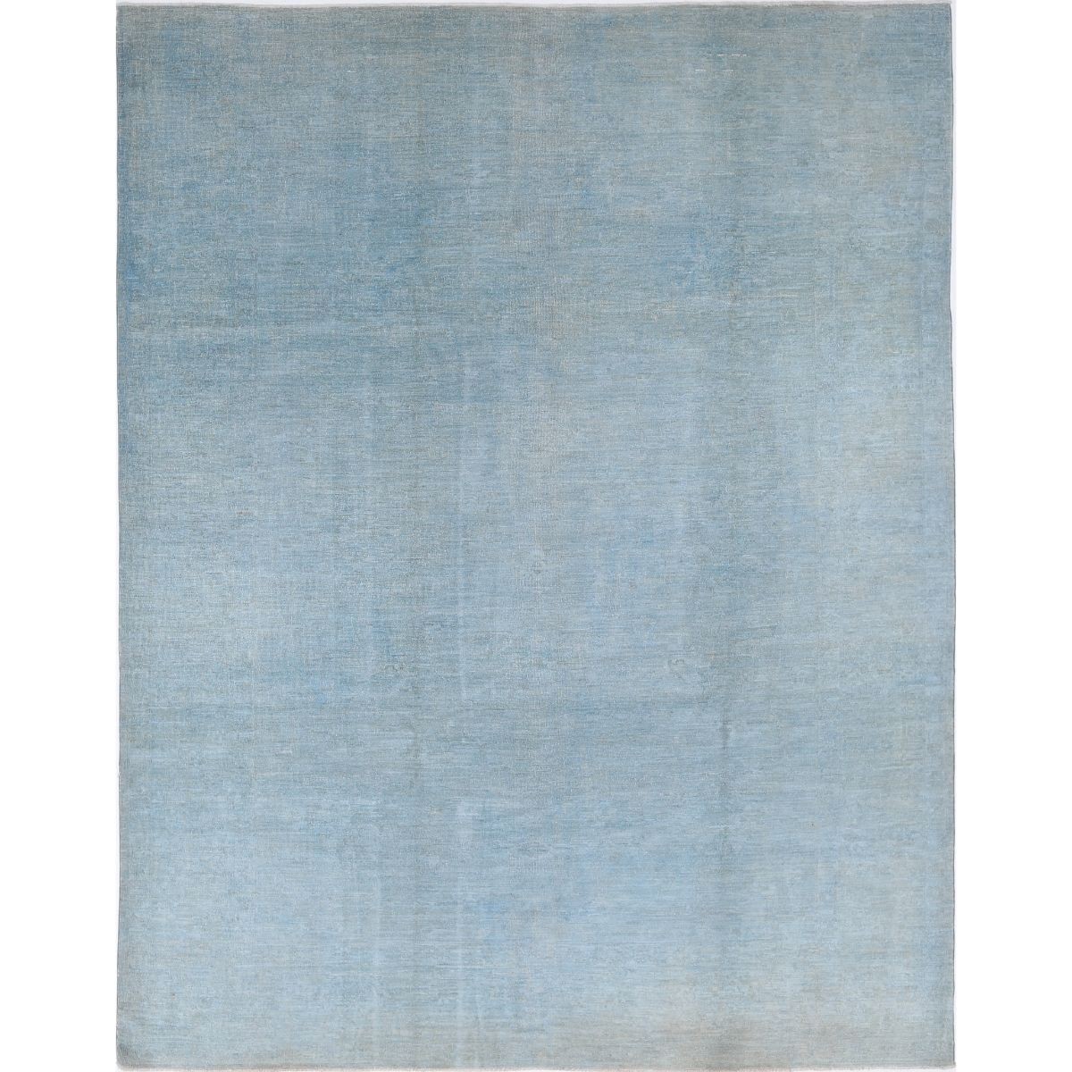 Overdye 10x13 Handmade Double Knotted Washable Wool Rug - Monochormatic