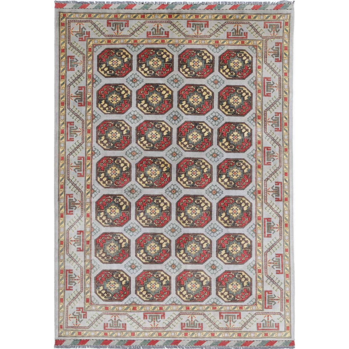 Revival 7x9 Handmade Double Knotted Washable Wool Rug - Colorful