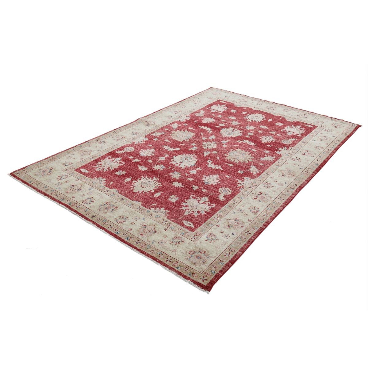 Ziegler 6x9 Handmade Double Knotted Washable Wool Rug - Colorful