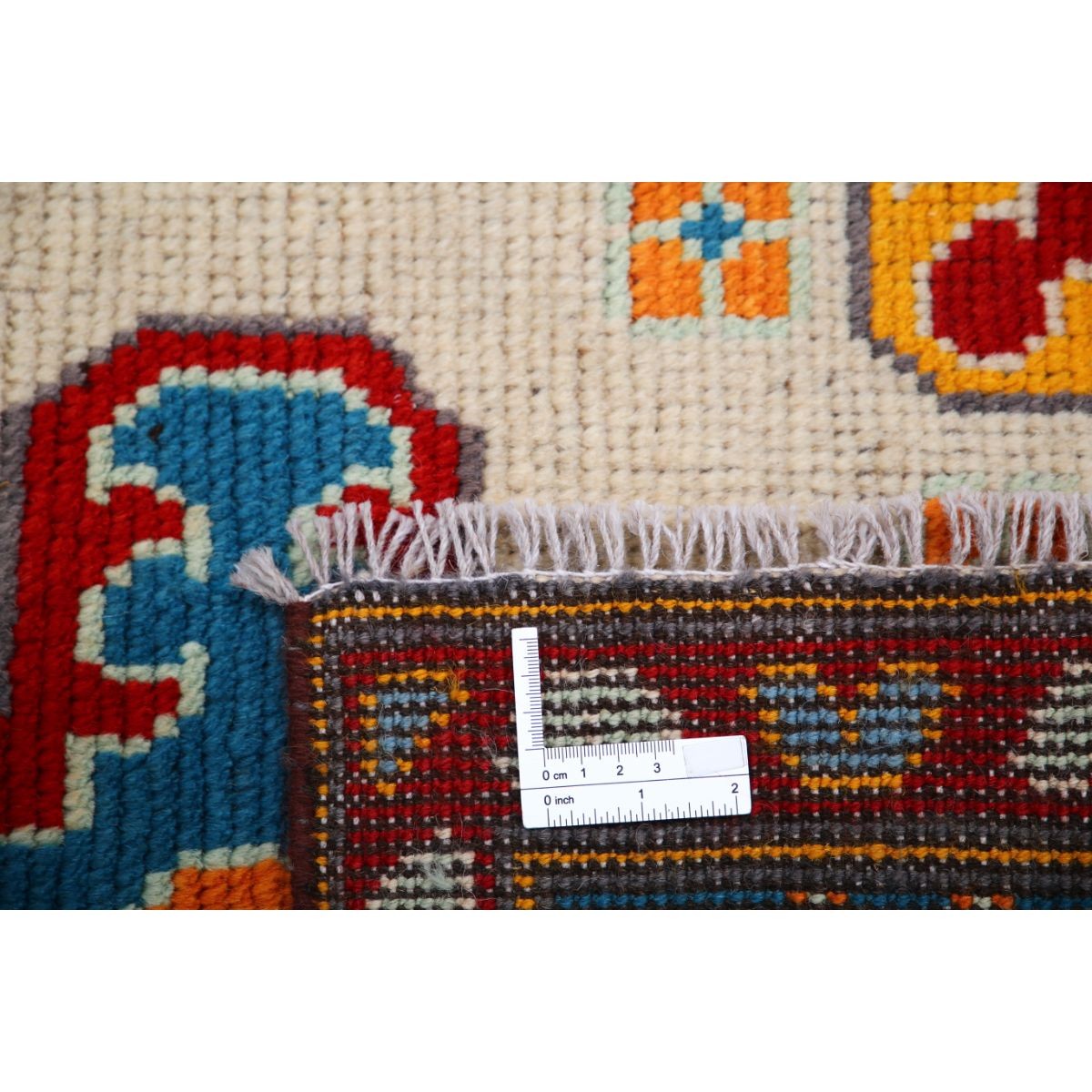 Revival 6x8 Handmade Double Knotted Washable Wool Rug - Colorful