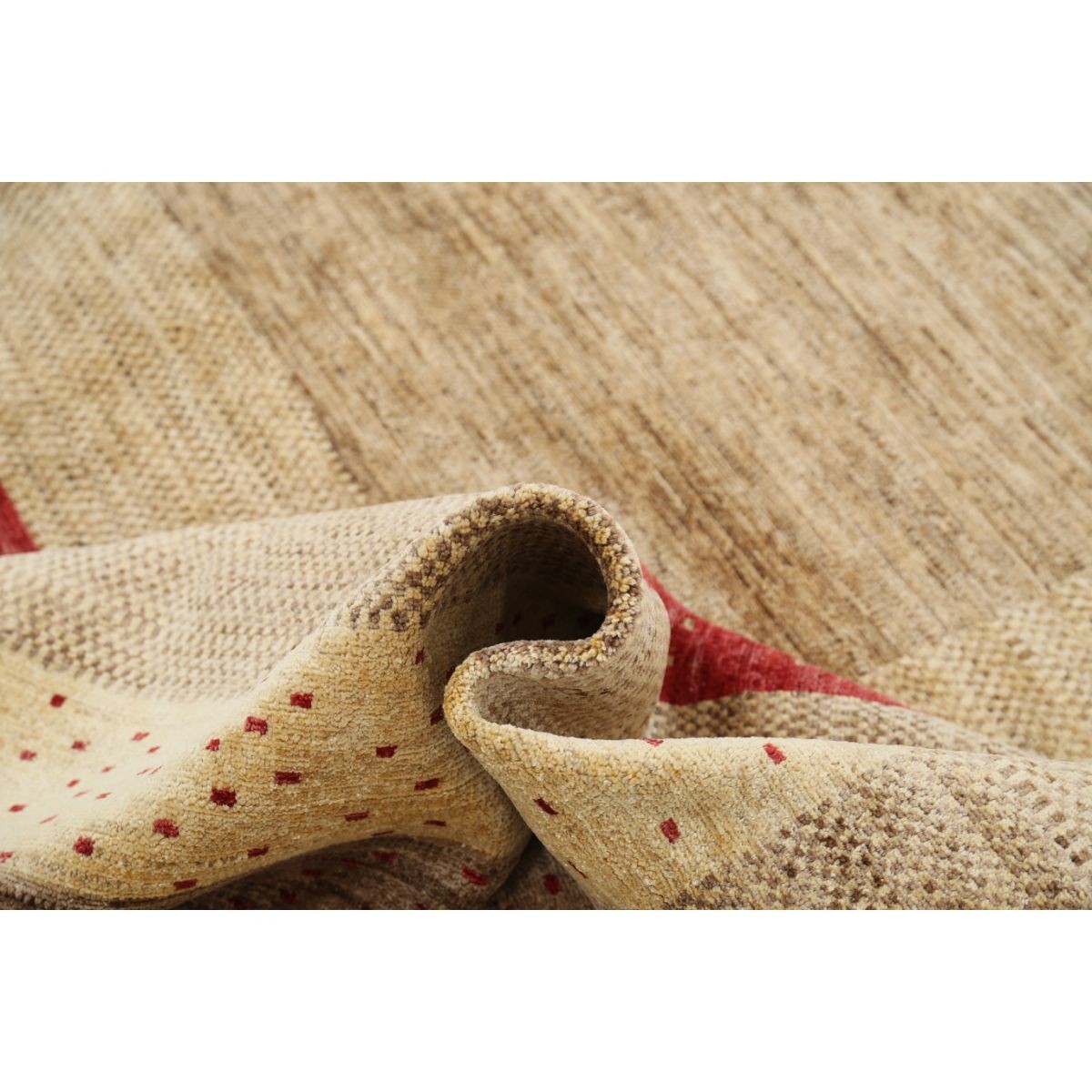 Modcar 10x14 Handmade Double Knotted Washable Wool Rug - Colorful
