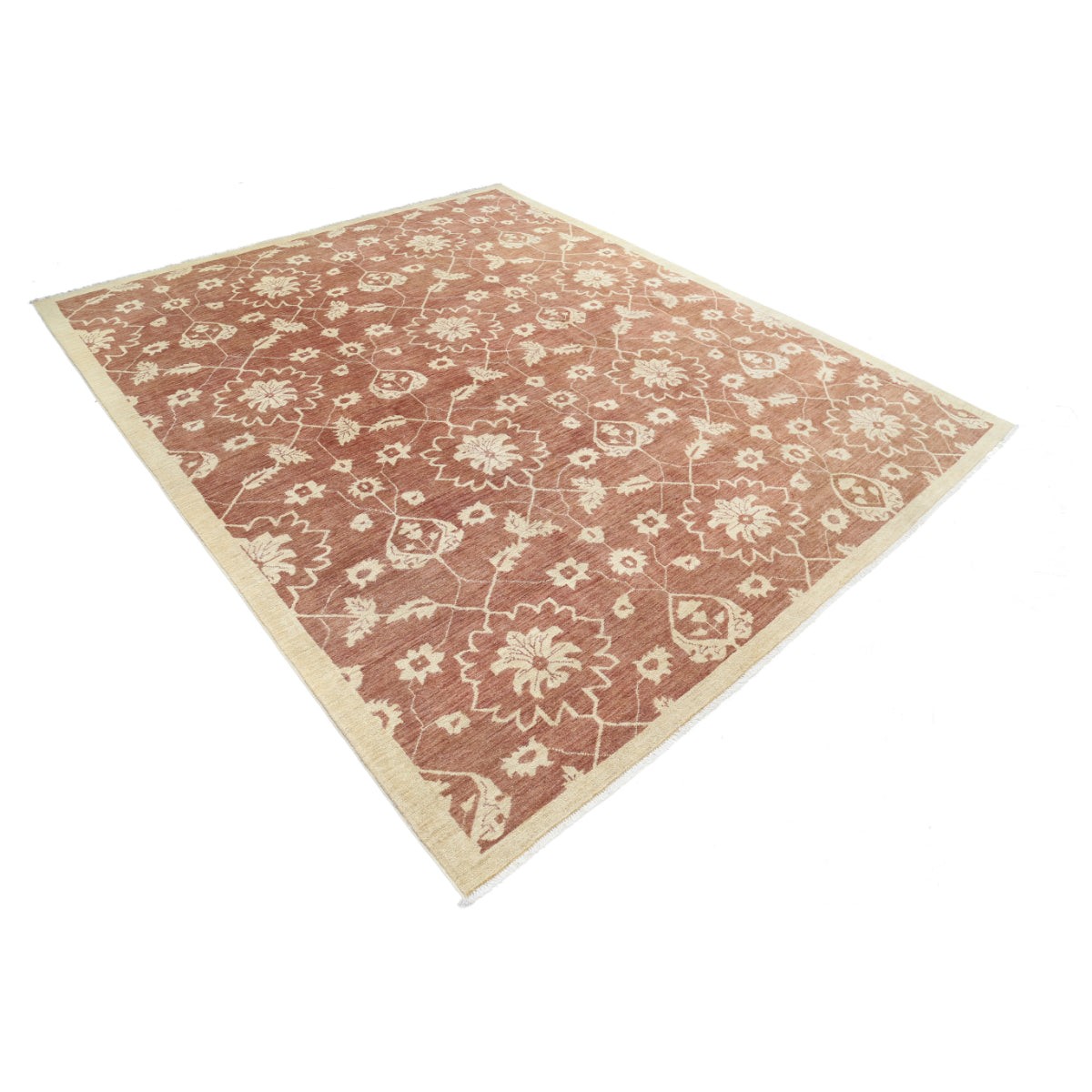 Modcar 8x10 Handmade Double Knotted Washable Wool Rug - Colorful