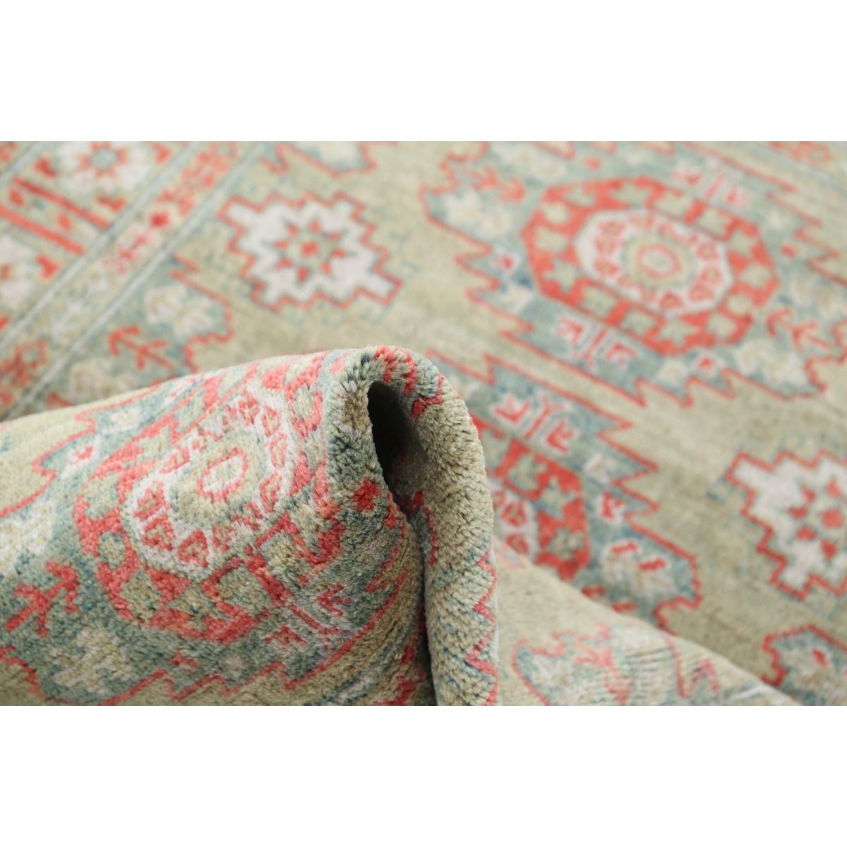 Revival 3x5 Handmade Double Knotted Washable Wool Rug - Colorful