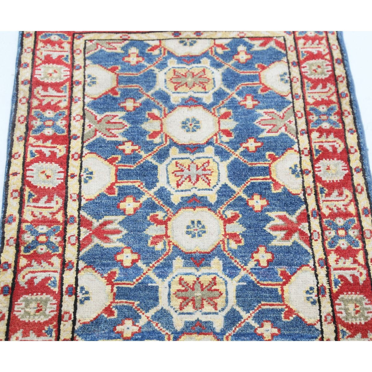 Revival 2x3 Handmade Double Knotted Washable Wool Rug - Colorful