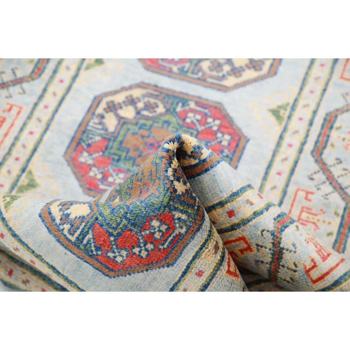 Revival 3x10 Handmade Double Knotted Washable Wool Runner - Colorful