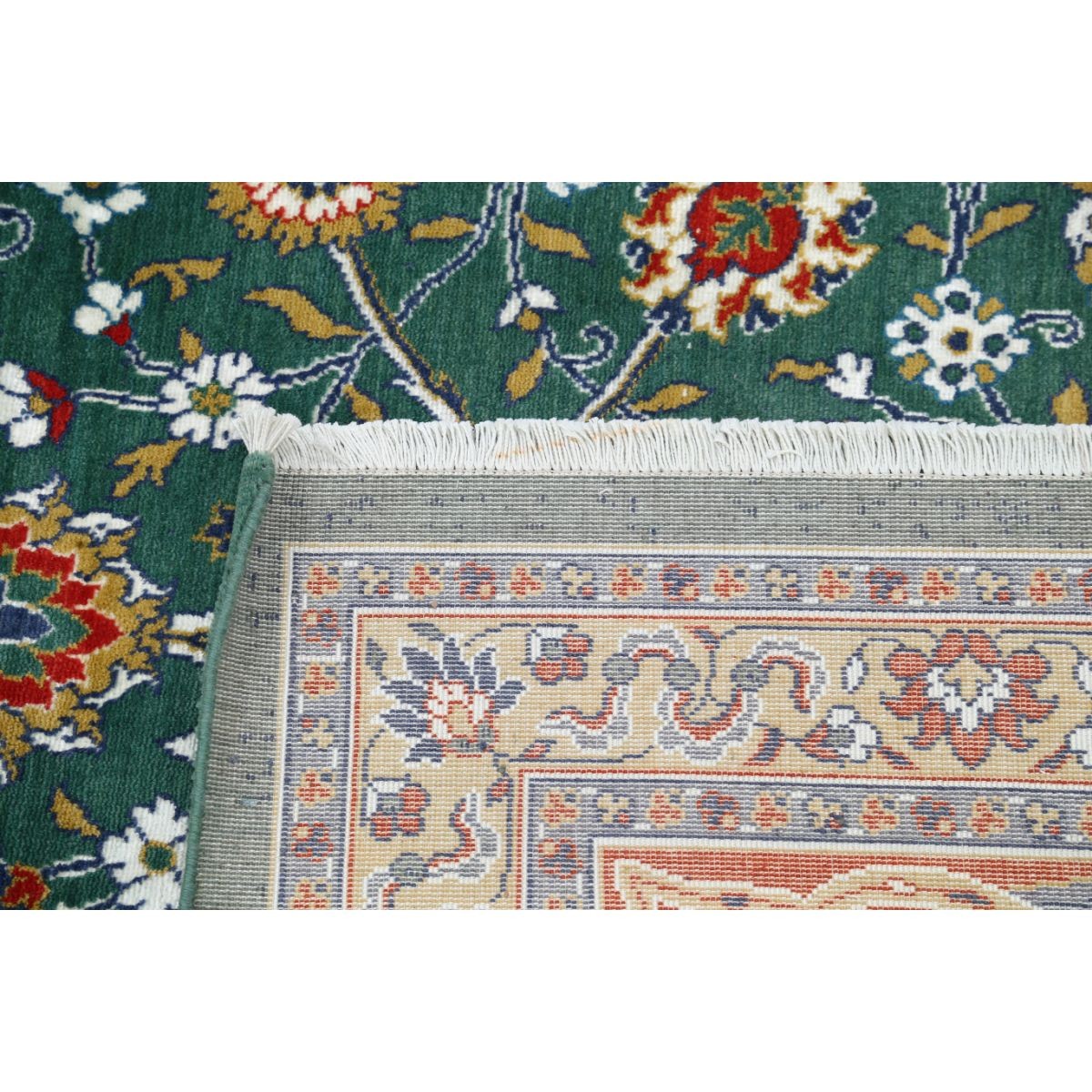 Gulshan-8'10" 9x12 Powered-Loomed Washable Wool Rug - Colorful