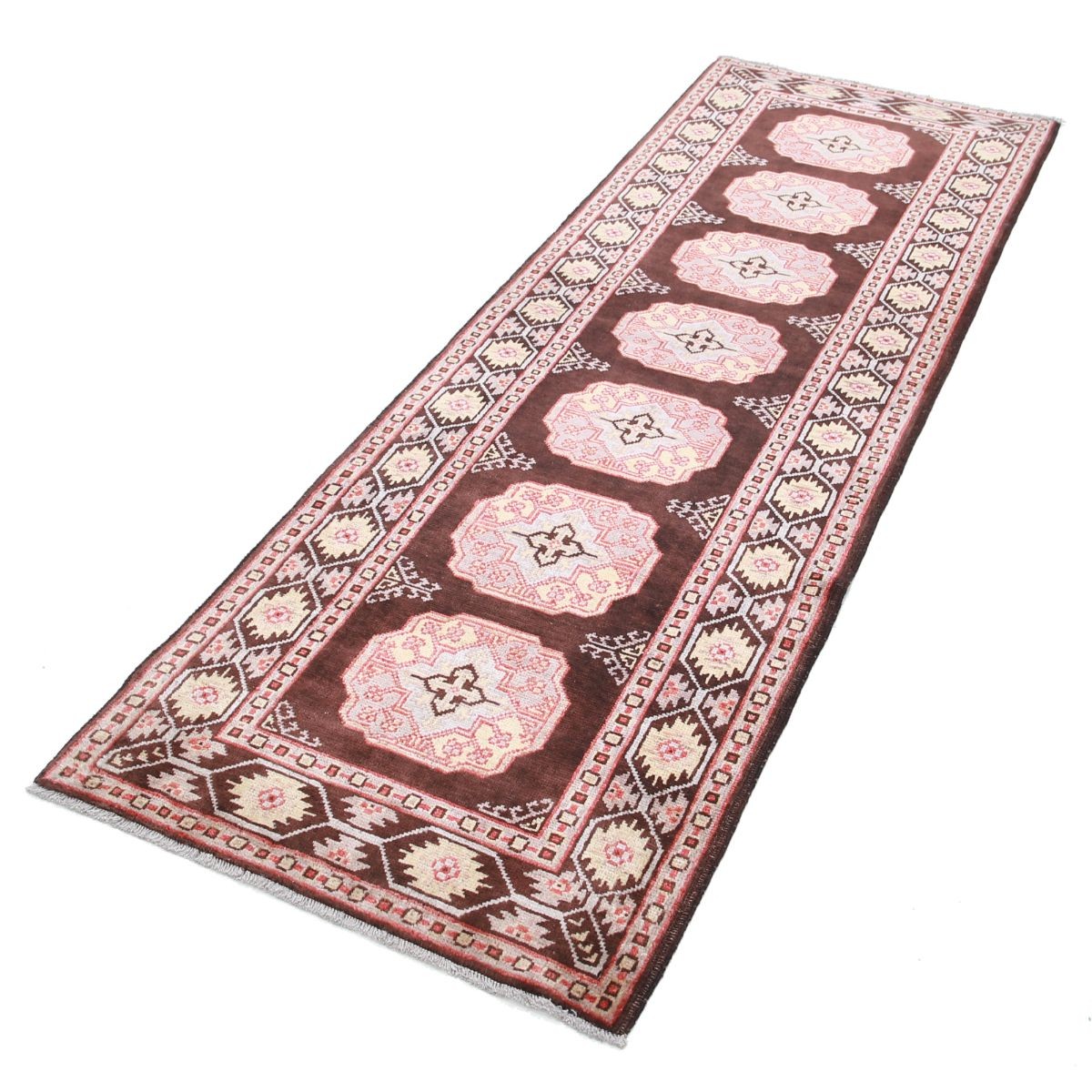 Revival 3x8 Handmade Double Knotted Washable Wool Runner - Colorful