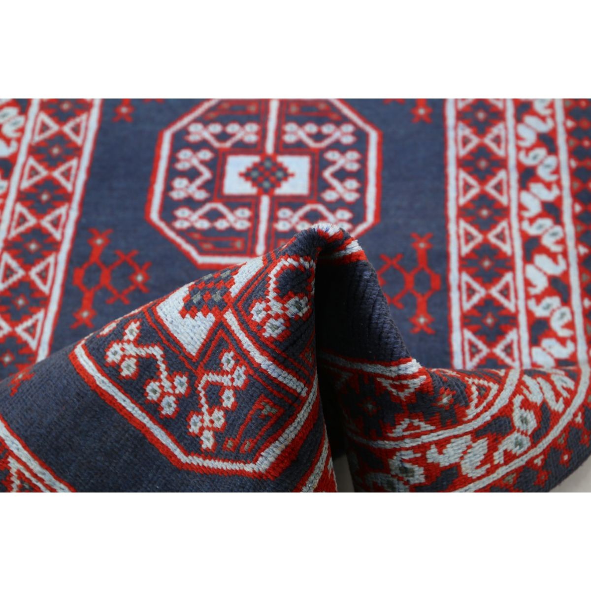 Revival 3x9 Handmade Double Knotted Washable Wool Runner - Colorful