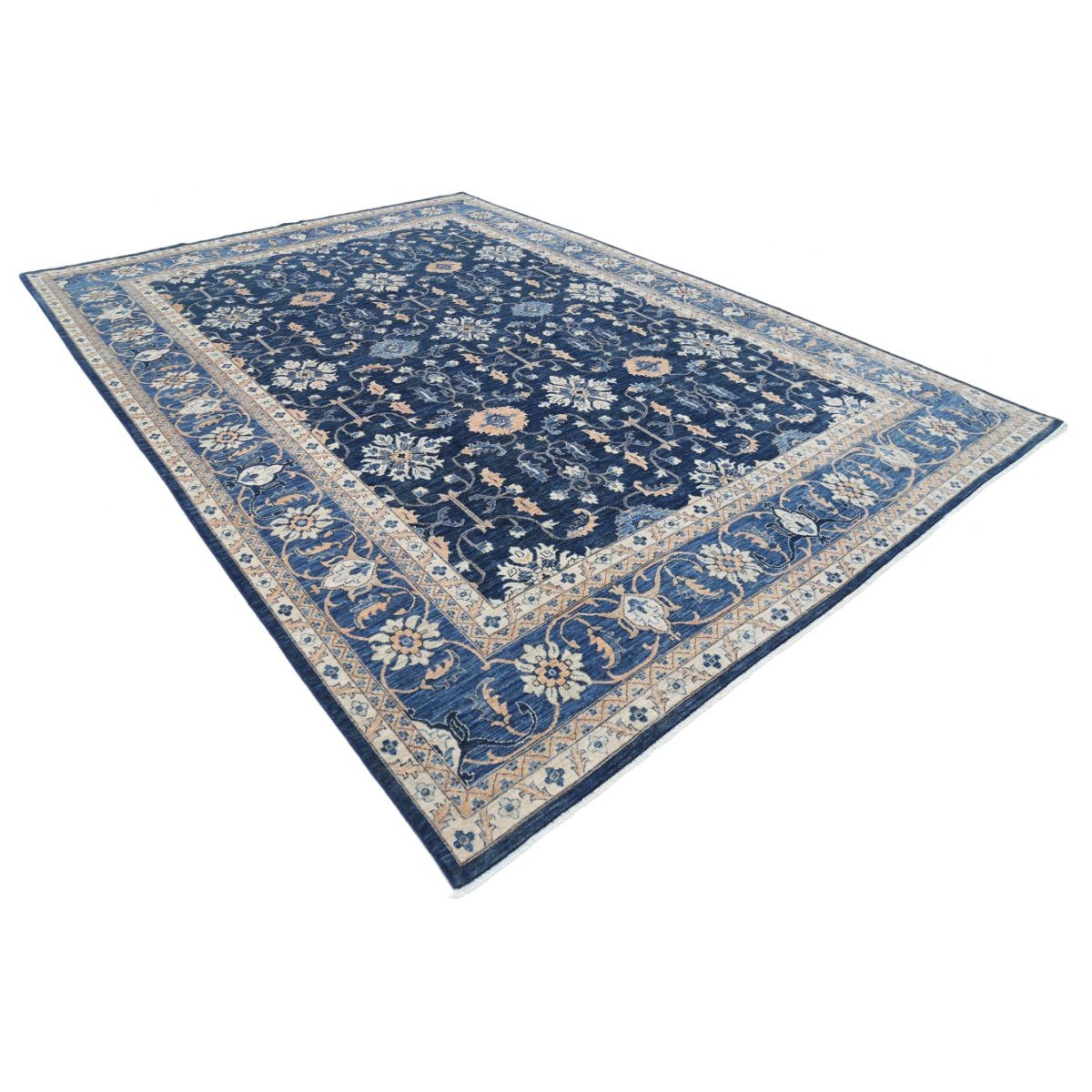Ziegler 10x13 Handmade Double Knotted Washable Wool Rug - Colorful