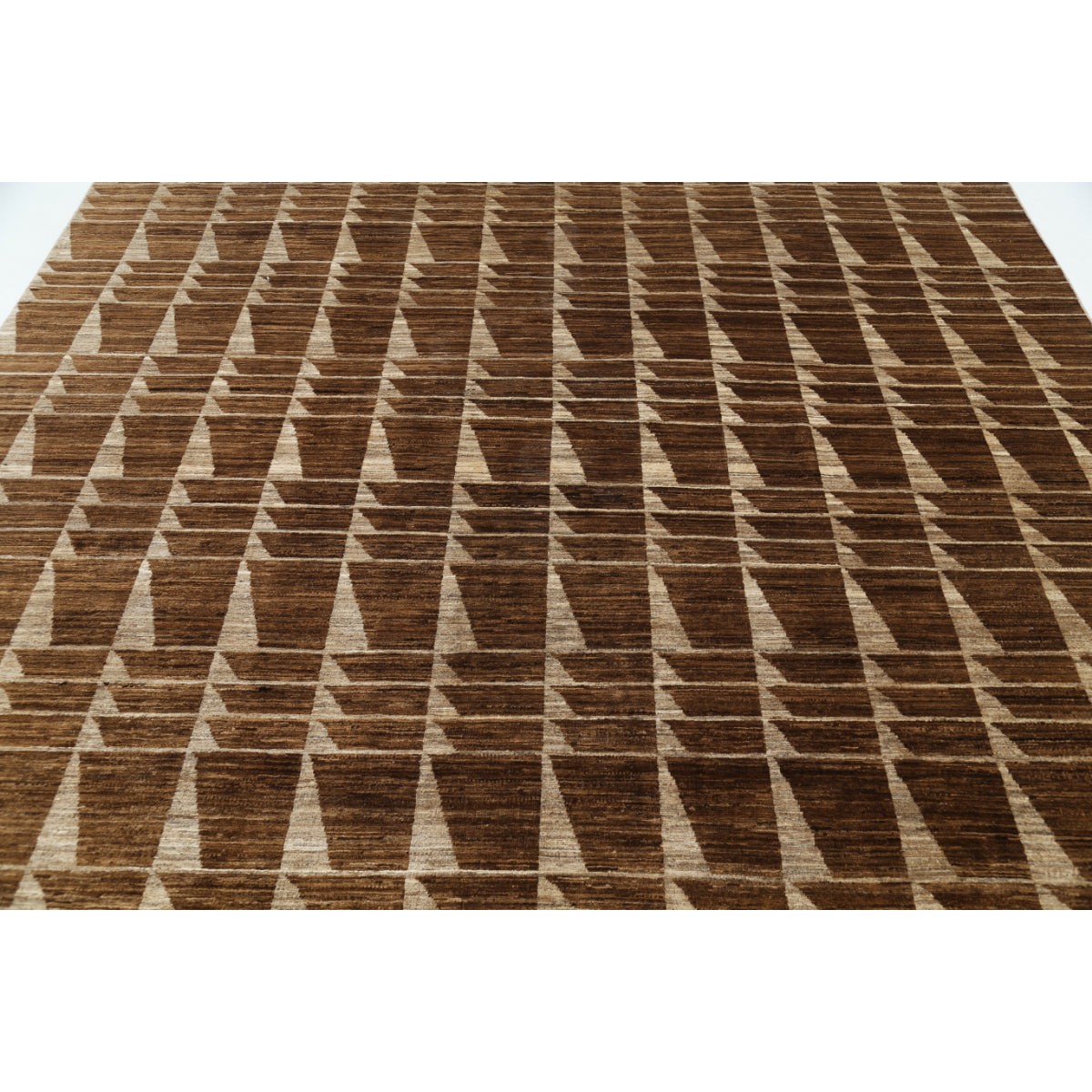 Modcar 8x10 Handmade Double Knotted Washable Wool Rug - Colorful