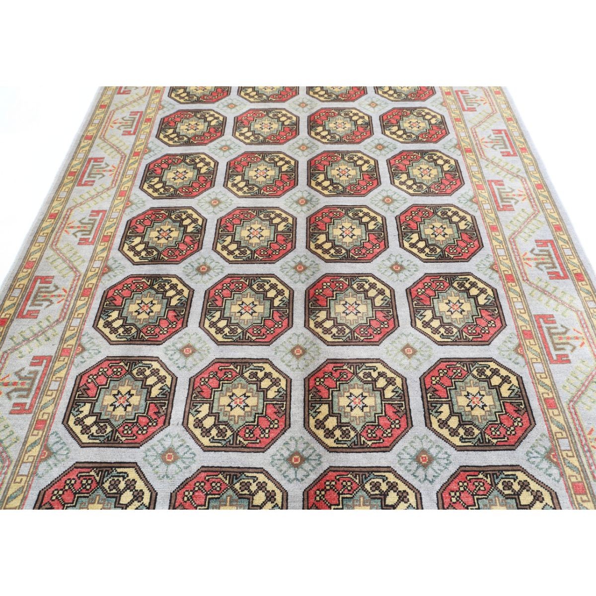 Revival 7x10 Handmade Double Knotted Washable Wool Rug - Colorful