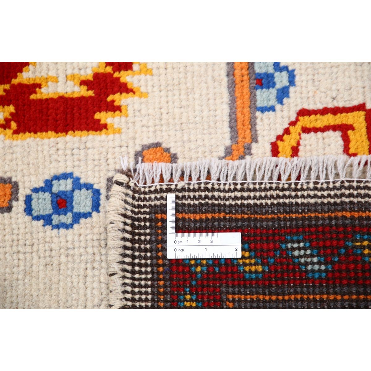 Revival 6x8 Handmade Double Knotted Washable Wool Rug - Colorful