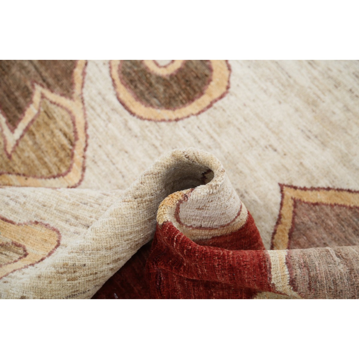 Modcar 4x6 Handmade Double Knotted Washable Wool Rug - Colorful